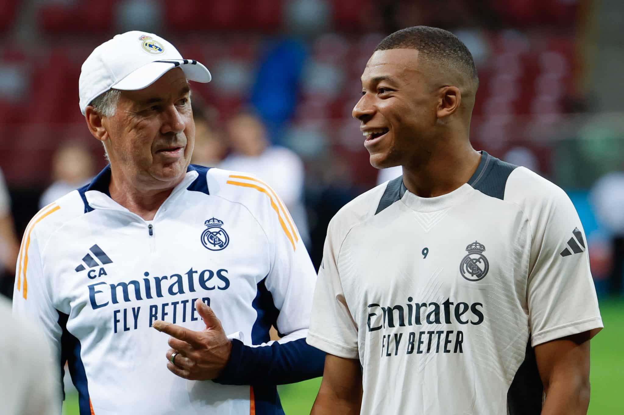 Com Mbapp&eacute;, Real Madrid tenta o 6&ordm; t&iacute;tulo da Supercopa da Uefa nesta quarta-feira (14). Foto: Icon Sport