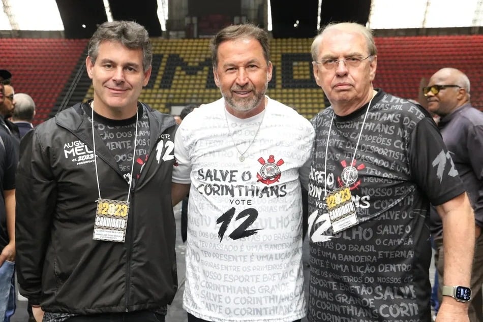 Armando Mendon&ccedil;a, Augusto Melo e Osmar Stabile