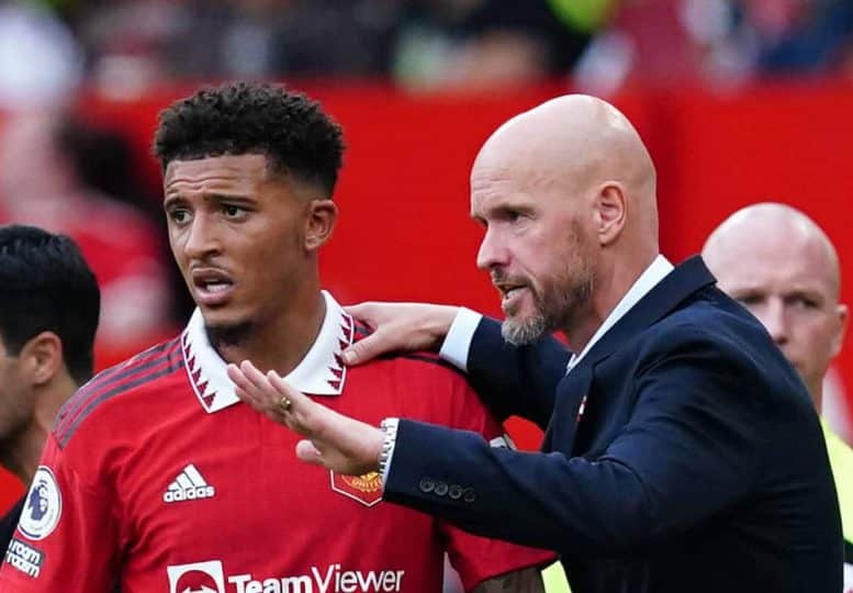Ten Hag faz afirmação que pode mudar história de Sancho no Manchester United