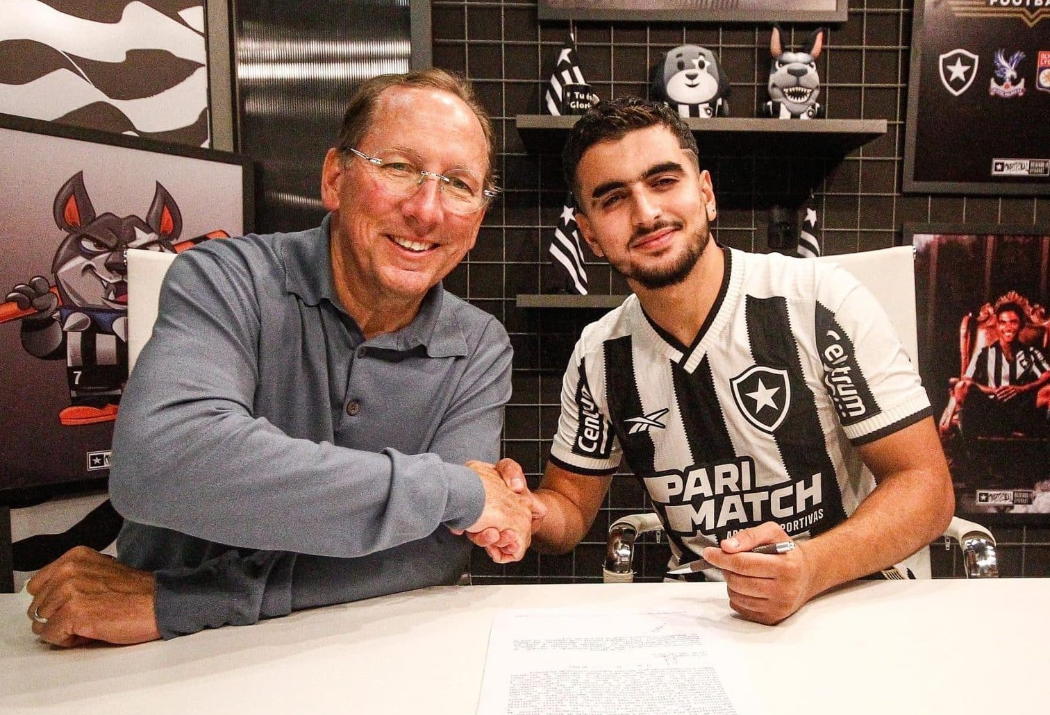 El Arouch chega ao Botafogo em interc&acirc;mbio entre clubes de Textor