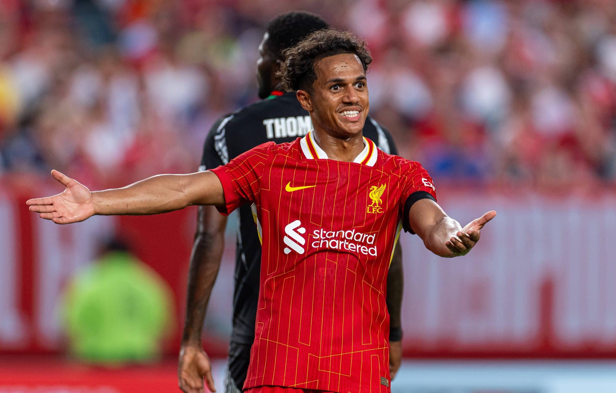 F&aacute;bio Carvalho durante pr&eacute;-temporada do Liverpool