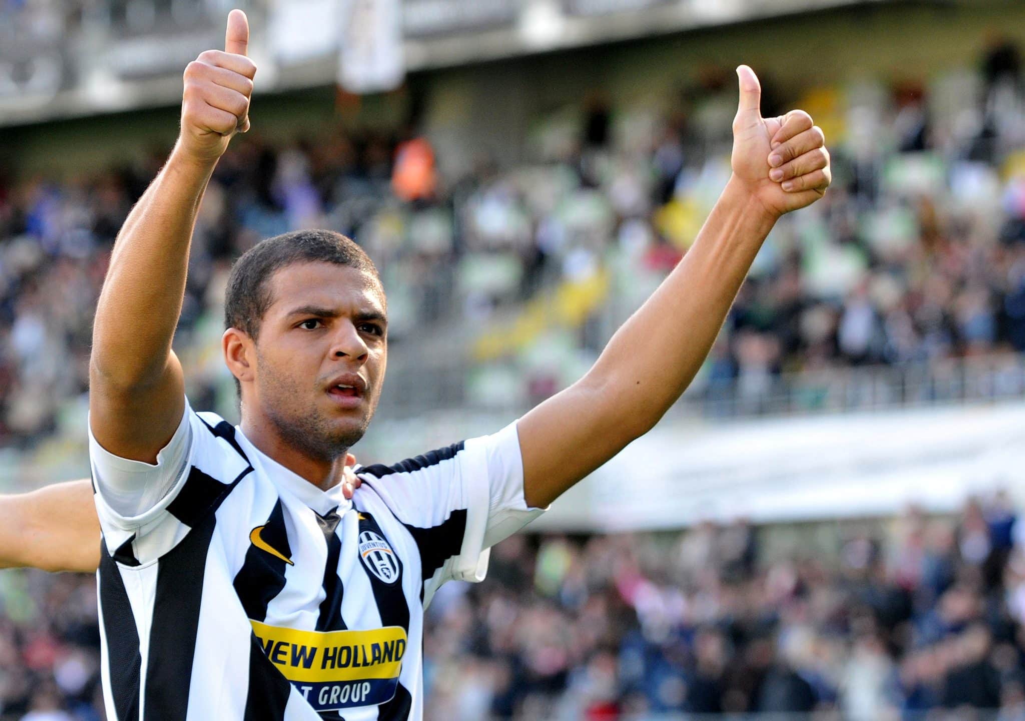 Felipe Melo em a&ccedil;&atilde;o pela Juventus, em 2010