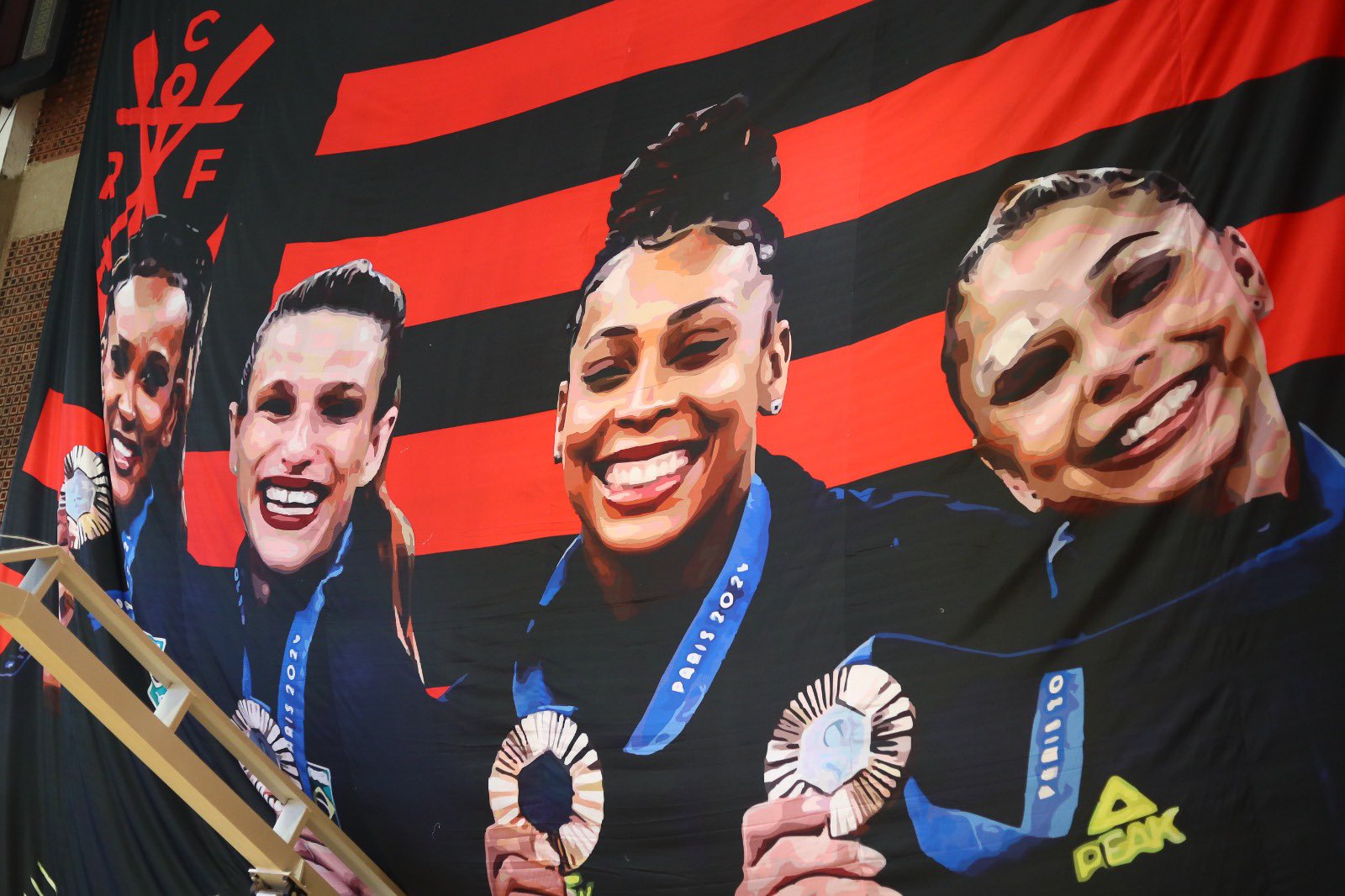 Flamengo homenageia medalhistas ol&iacute;mpicos de Paris com evento na G&aacute;vea