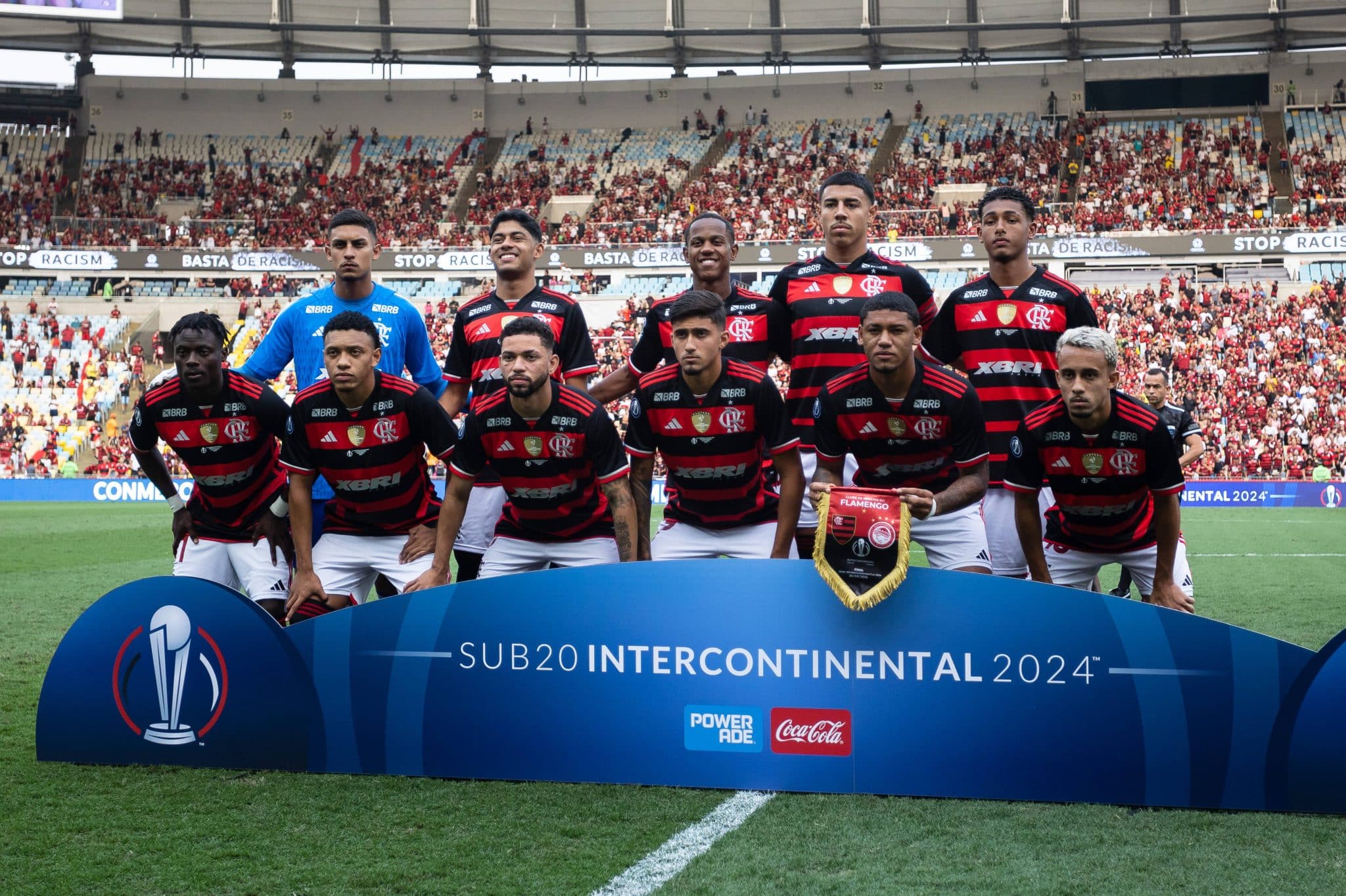 August 24, 2024, Rio De Janeiro, Rio De Janeiro, Brazil: RIO DE JANEIRO, BRAZIL &ndash; AUGUST 24: PLAYERS of Flamengo pose fo
