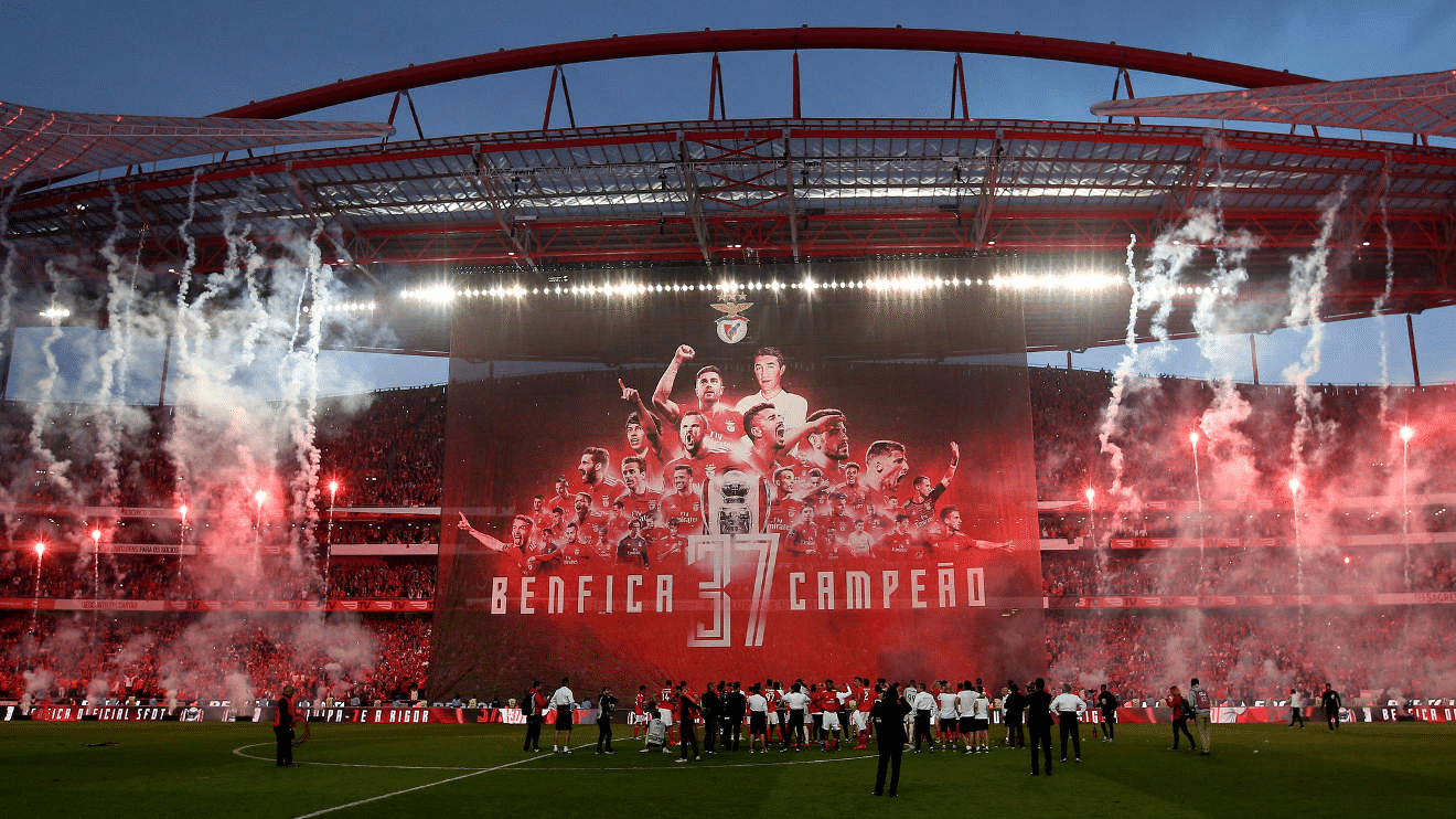 Festa do Benfica para o t&iacute;tulo portugu&ecirc;s de 2018/19