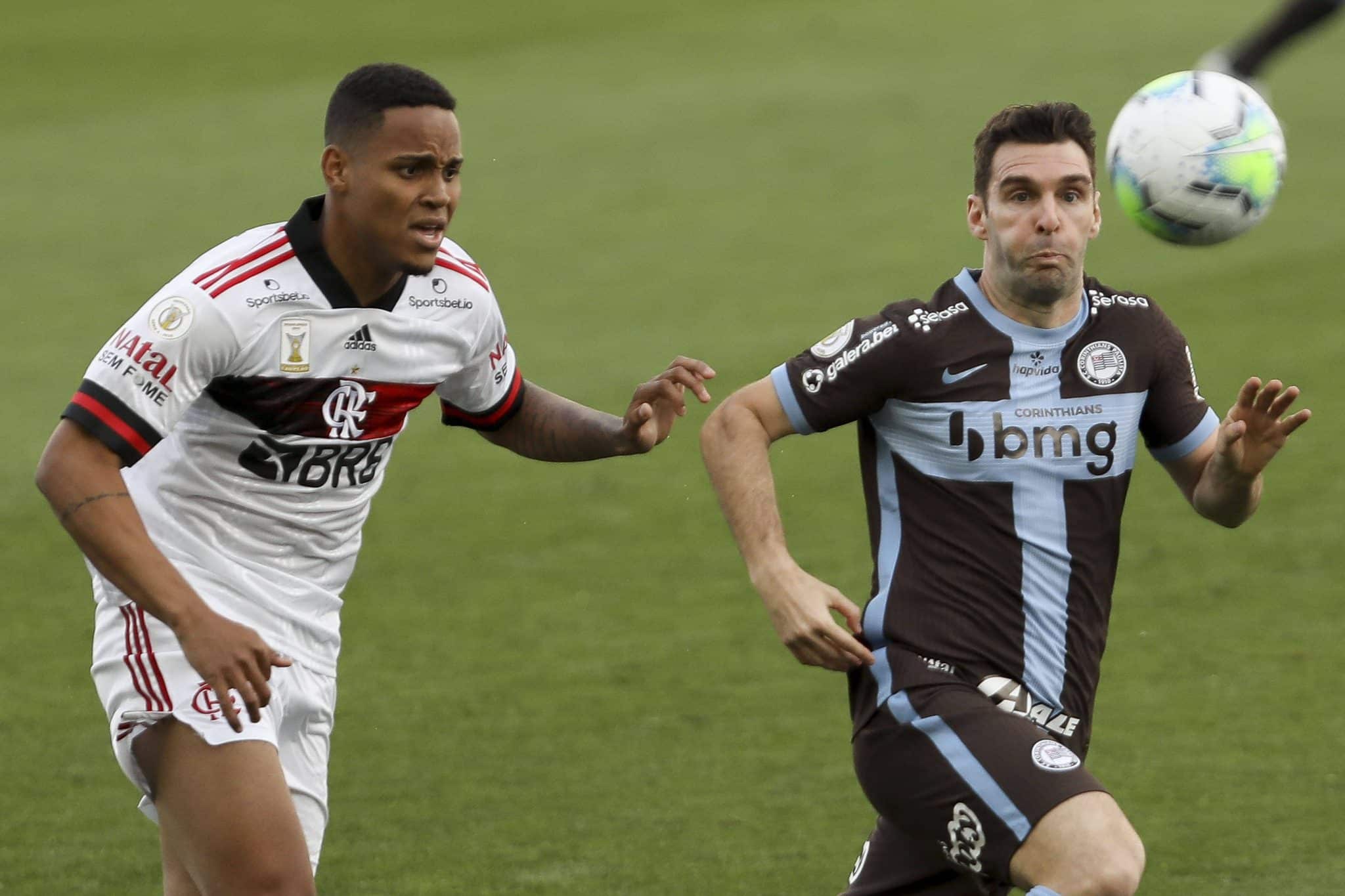 Natan em a&ccedil;&atilde;o pelo Flamengo