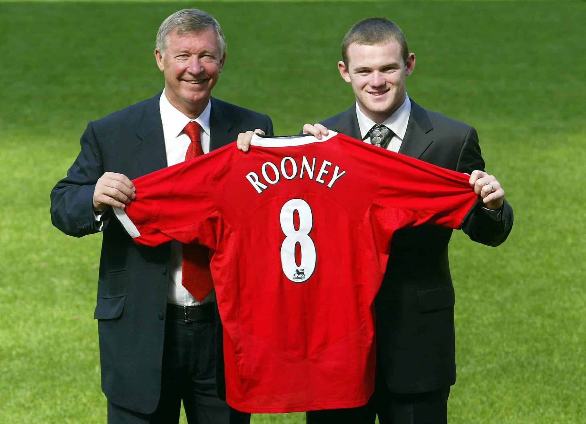 Rooney e Alex Ferguson. Foto: Imago