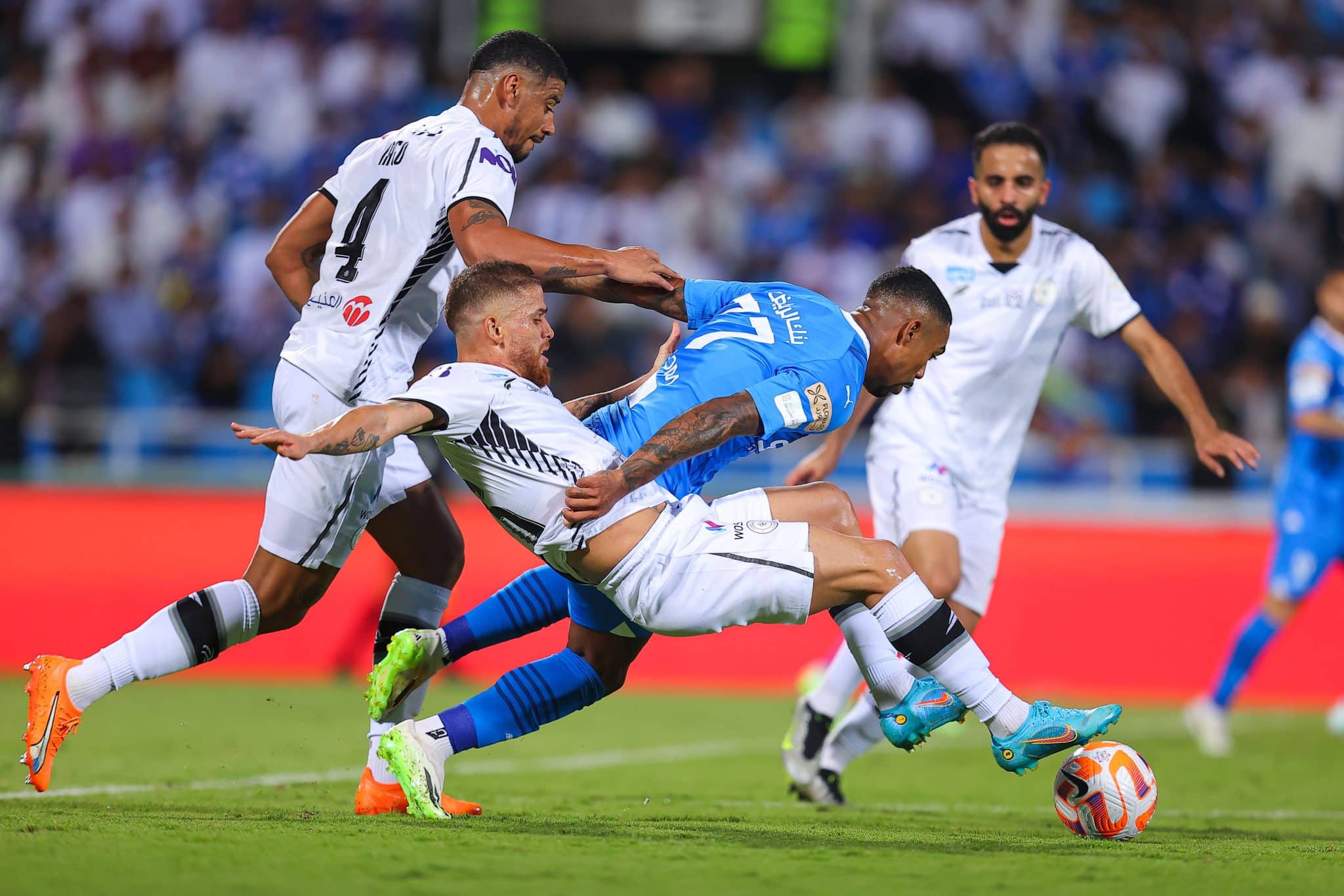 Alvo do Corinthians, o volante Cu&eacute;llar jogou 36 partidas na sua primeira temporada pelo Al-Shabab, da Ar&aacute;bia Saudita, entre 2023 e 2024 (Foto: IMAGO / Power Sport Images)