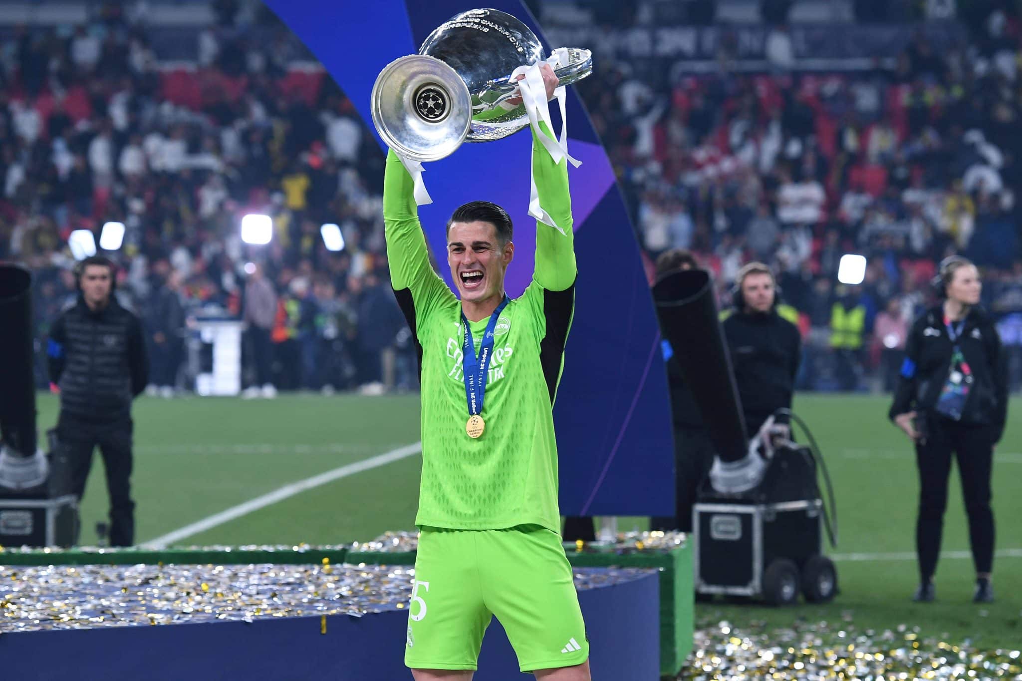Foto: (Imago) - Kepa Arrizabalaga foi campe&atilde;o da &uacute;ltima Champions League com o Real Madrid
