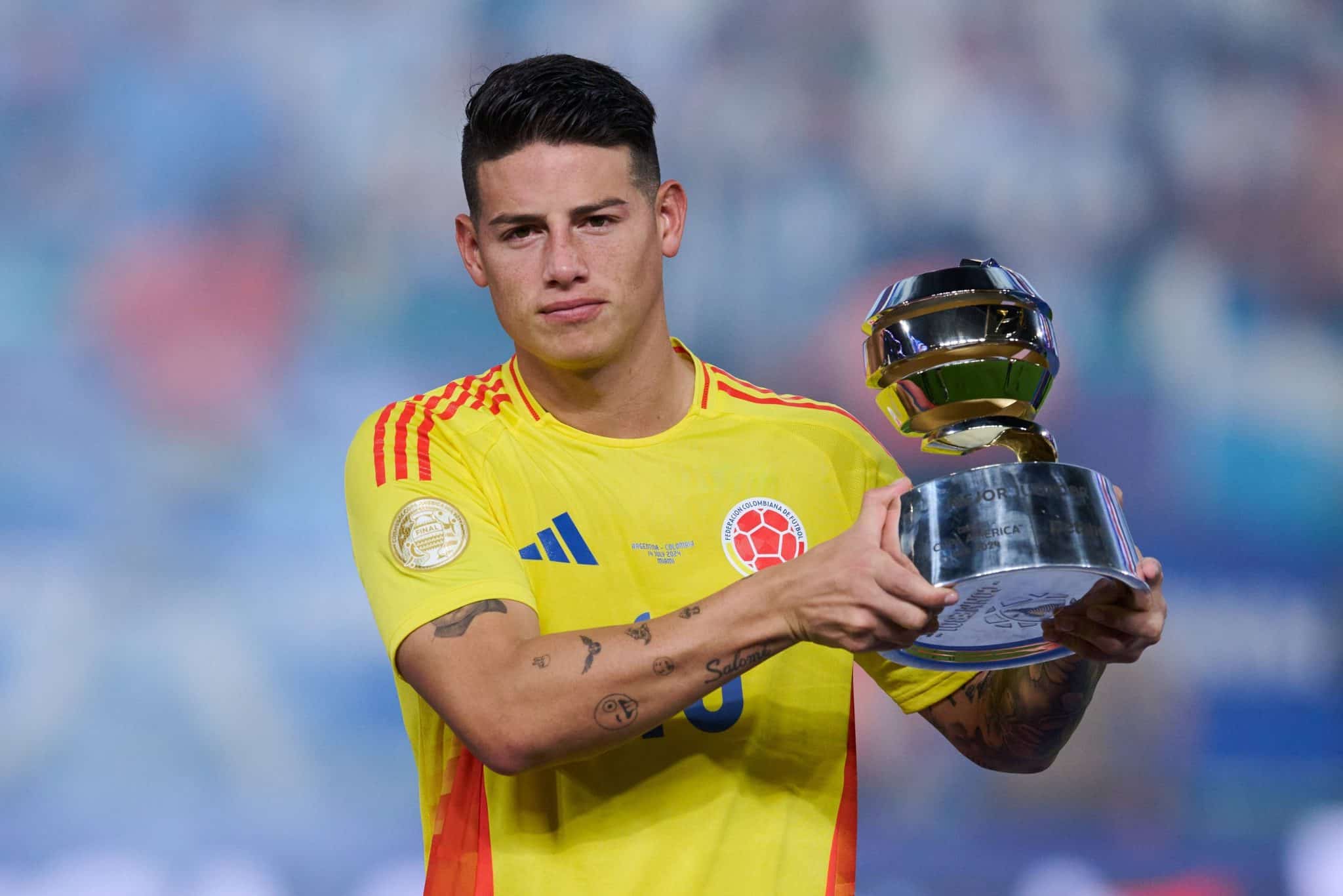 James Rodr&iacute;guez melhor jogador da Copa Am&eacute;rica. Foto: Imago