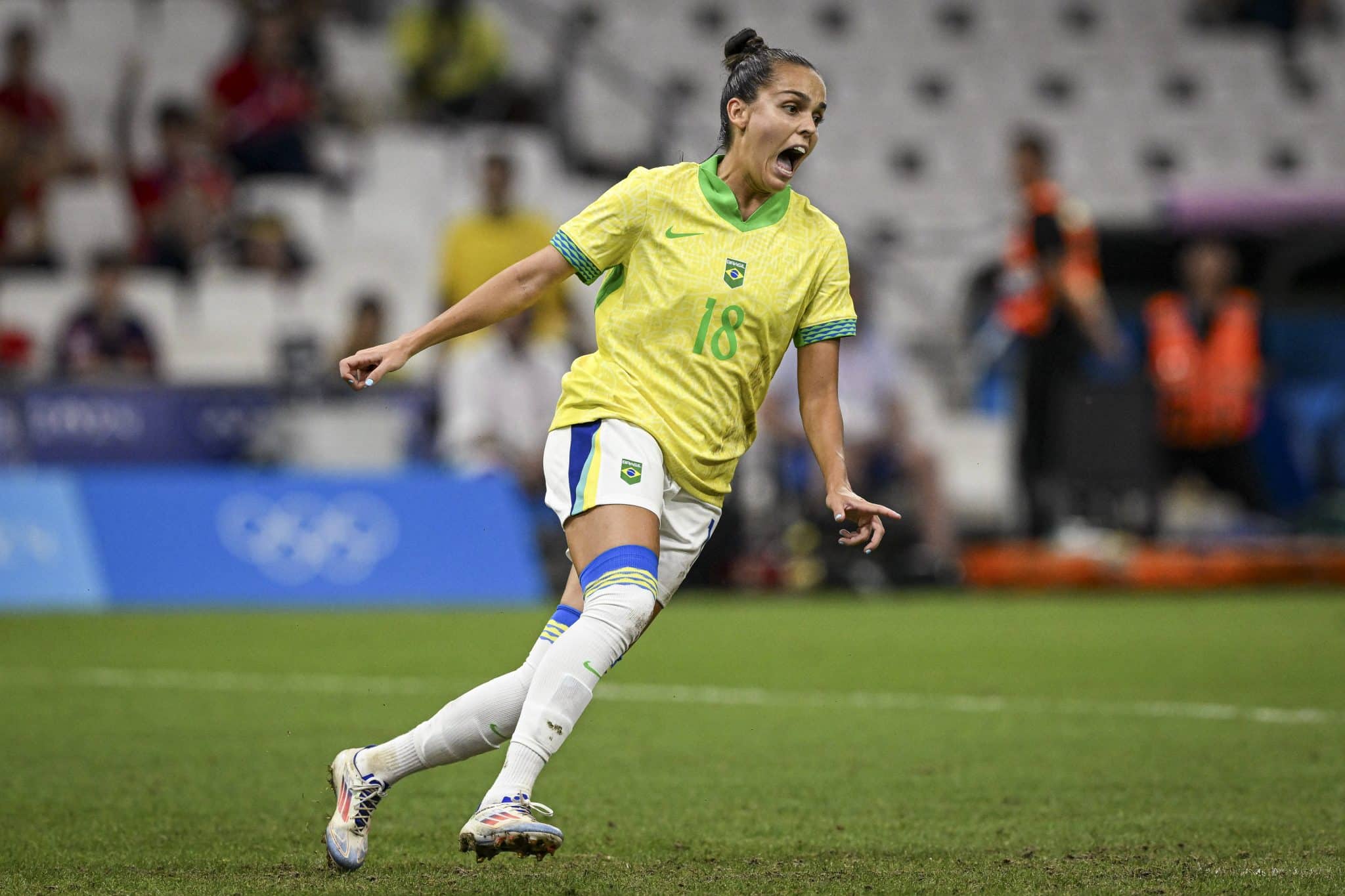 Foto: (Imago) - Gabi Portilho, atacante da sele&ccedil;&atilde;o brasileira feminina