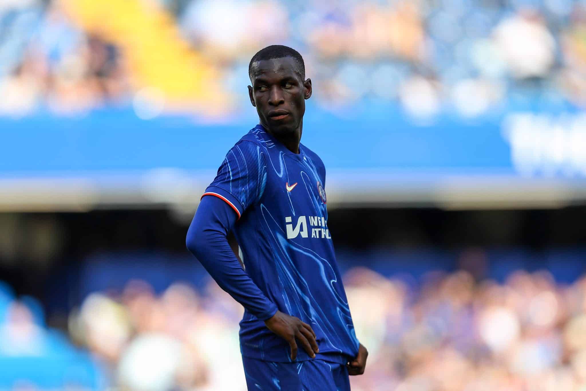 Nicolas Jackson em a&ccedil;&atilde;o pelo Chelsea