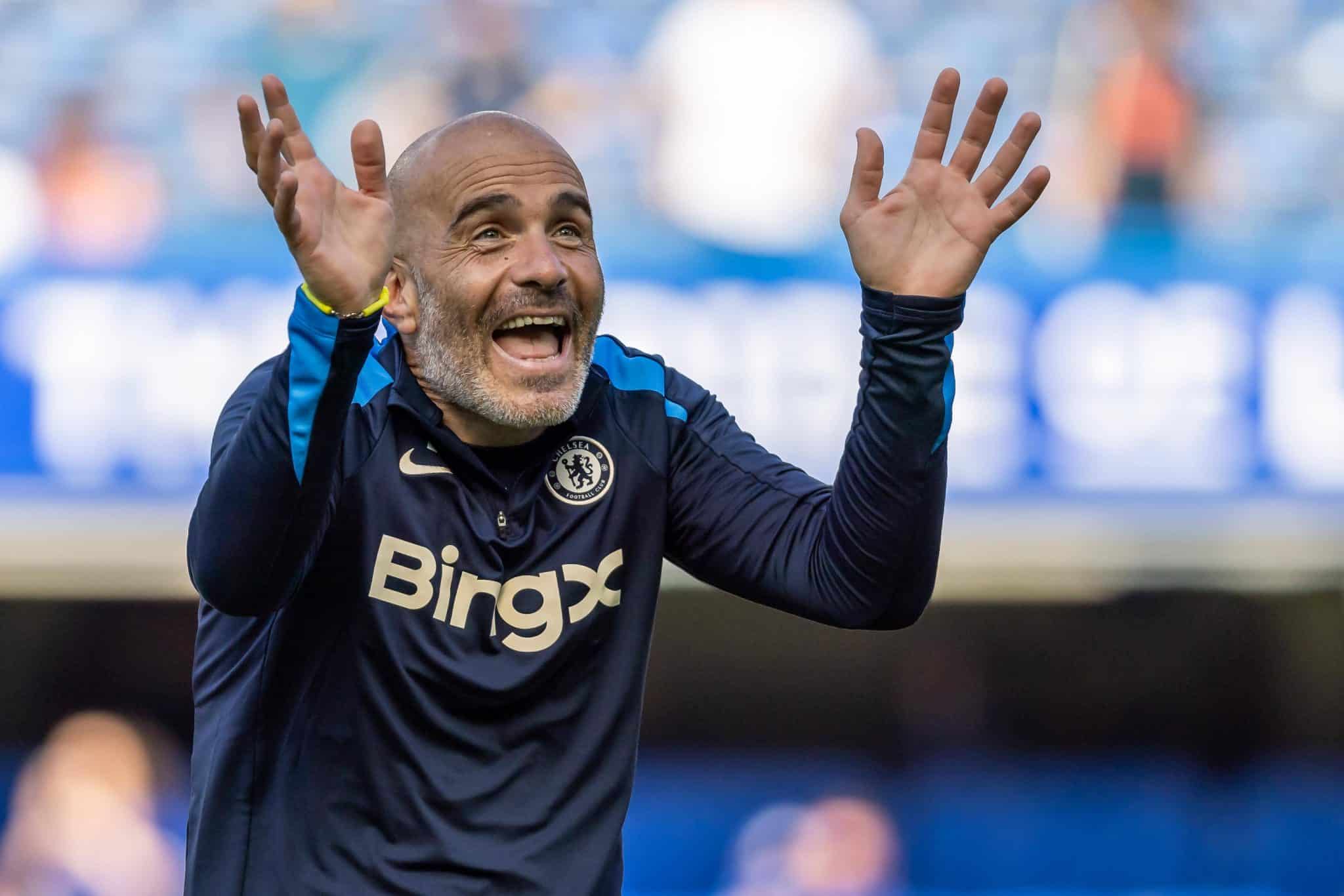 Foto: (Imago) - Enzo Maresca, t&eacute;cnico do Chelsea