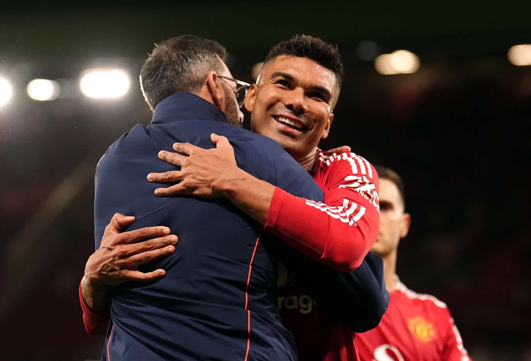 Casemiro foi destaque da vit&oacute;ria do Manchester United. Foto: Imago