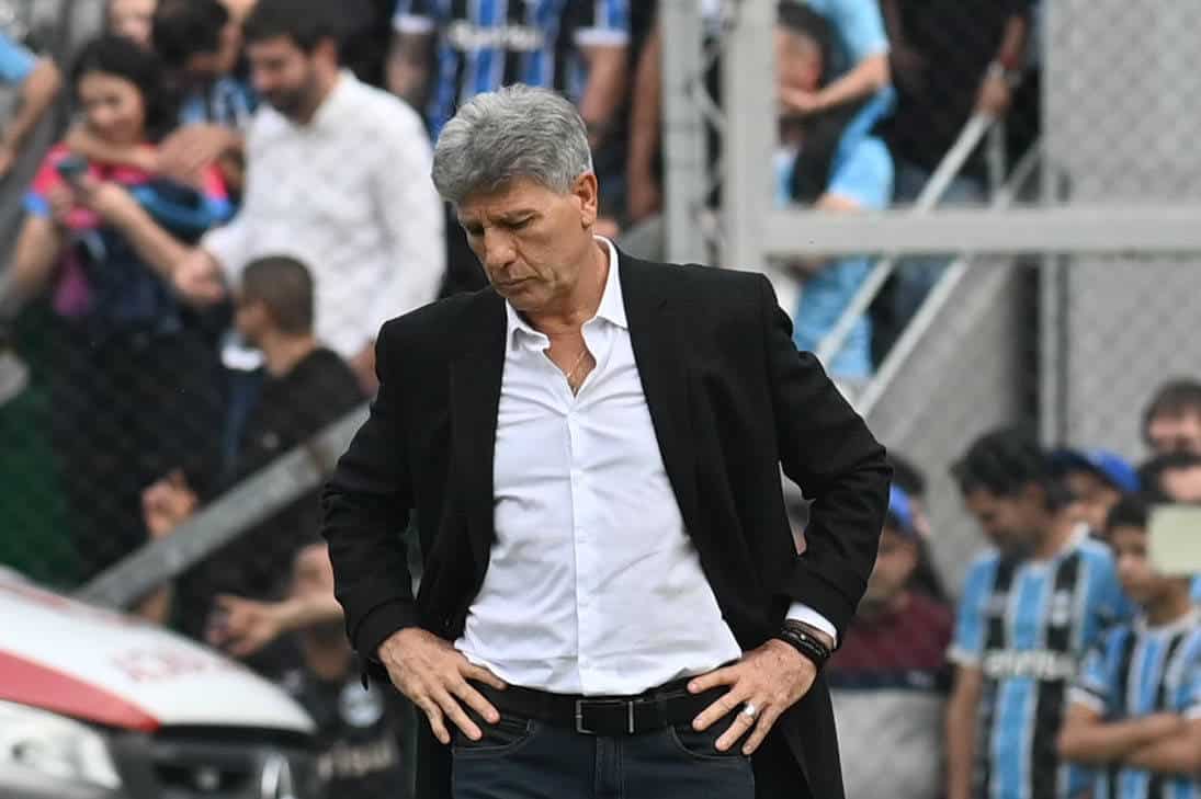 Foto: (Imago) - Renato Portaluppi, t&eacute;cnico do Gr&ecirc;mio