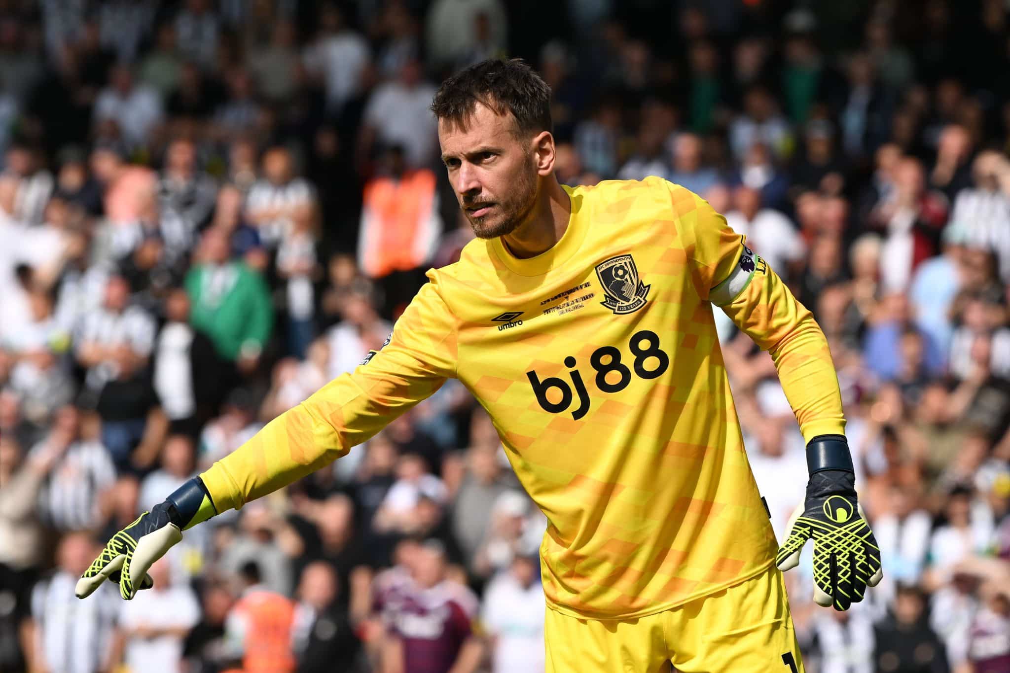 Neto em a&ccedil;&atilde;o pelo Bournemouth