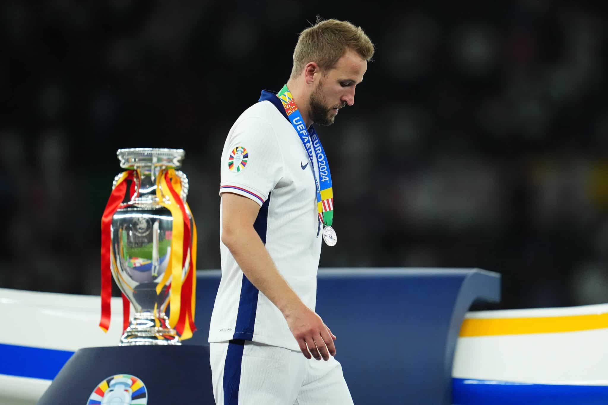 Harry Kane &eacute; vice da Euro 2024 e segue sem ganhar t&iacute;tulos em sua carreira.