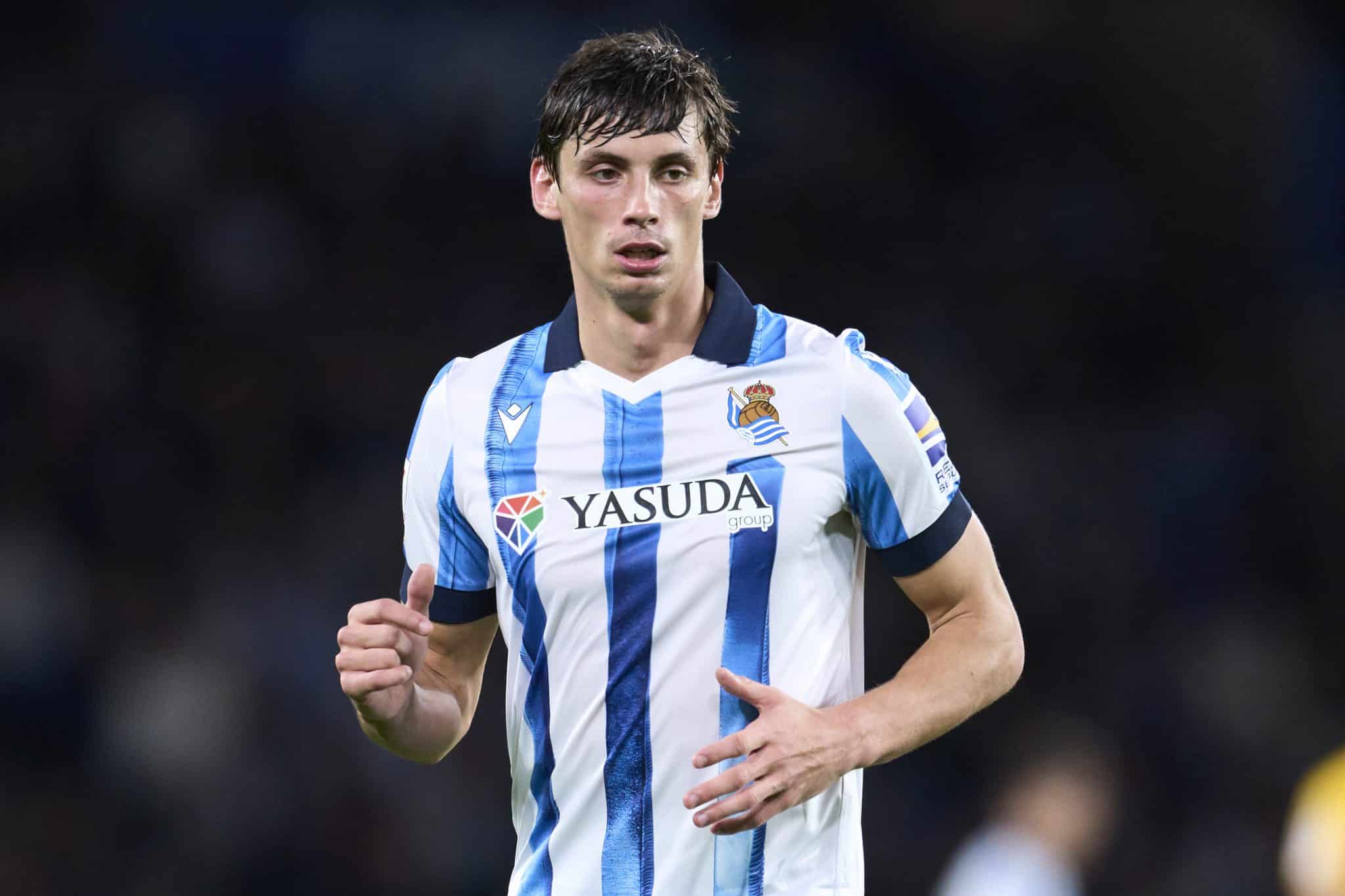 Le Normand em a&ccedil;&atilde;o pela Real Sociedad, em 2023