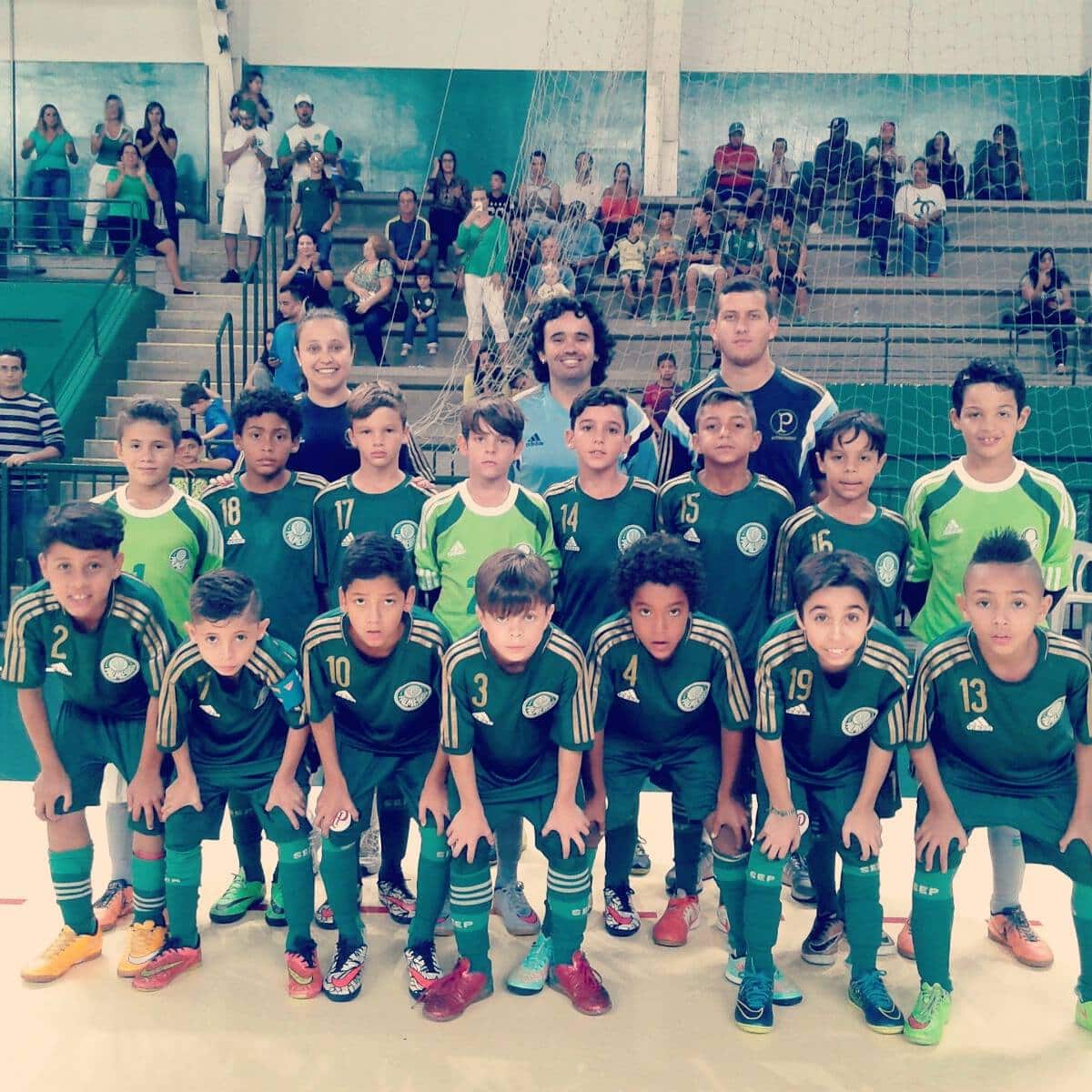 Sub-10 do Futsal do Palmeiras ap&oacute;s vit&oacute;rias sobre o Banespa e o S&atilde;o Jos&eacute;
