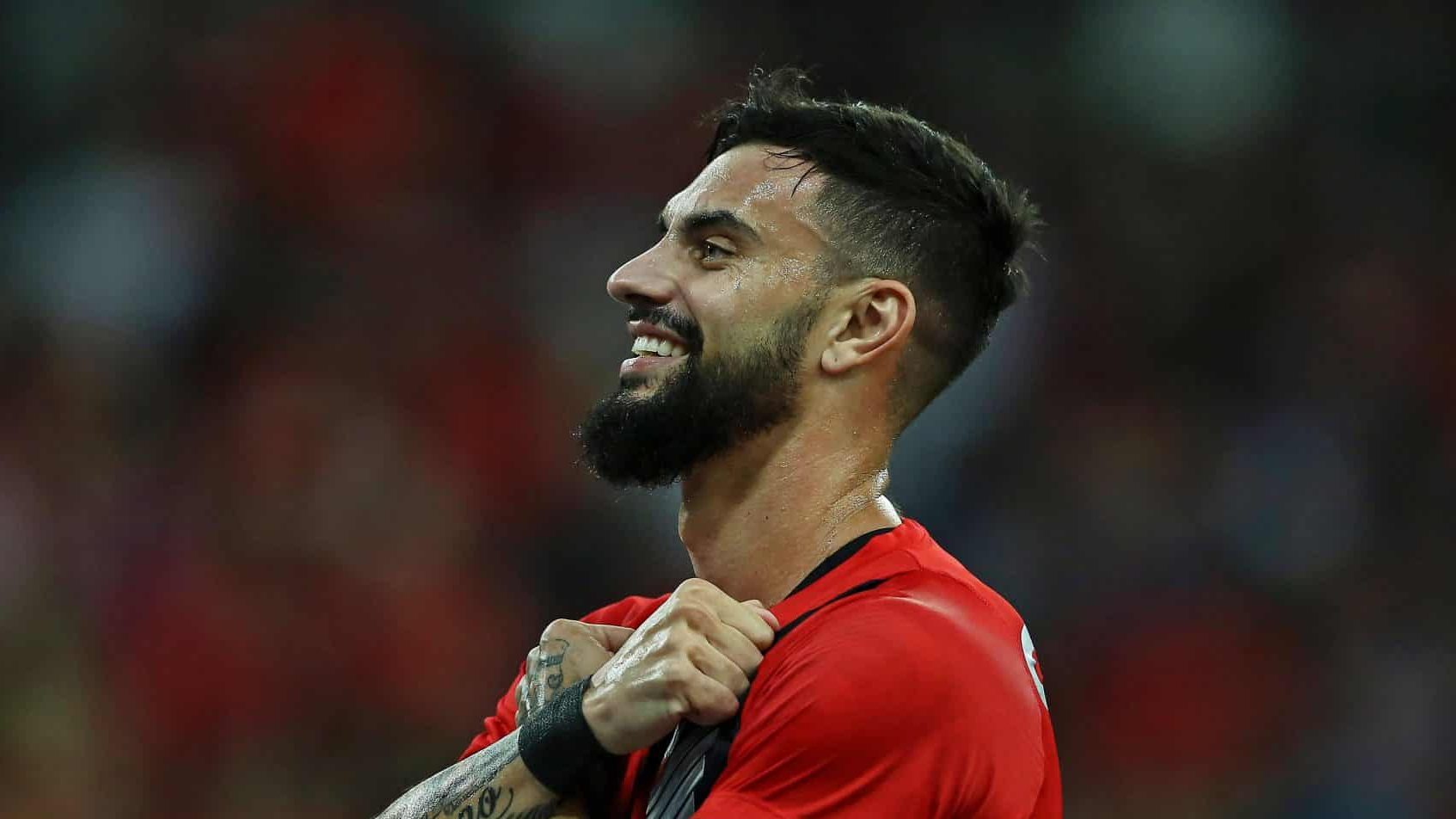 Mastriani comemora gol do Athletico-PR