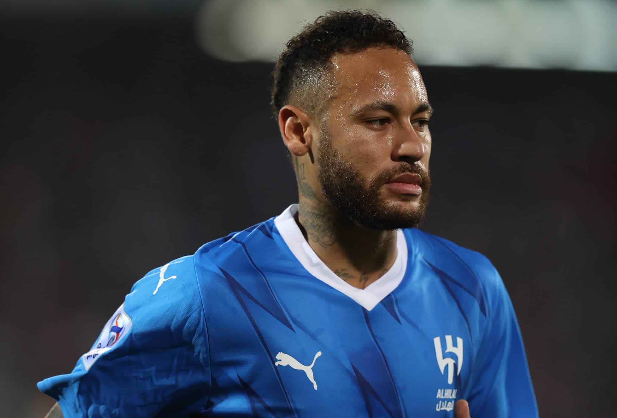 
Neymar em a&ccedil;&atilde;o pelo Al-Hilal