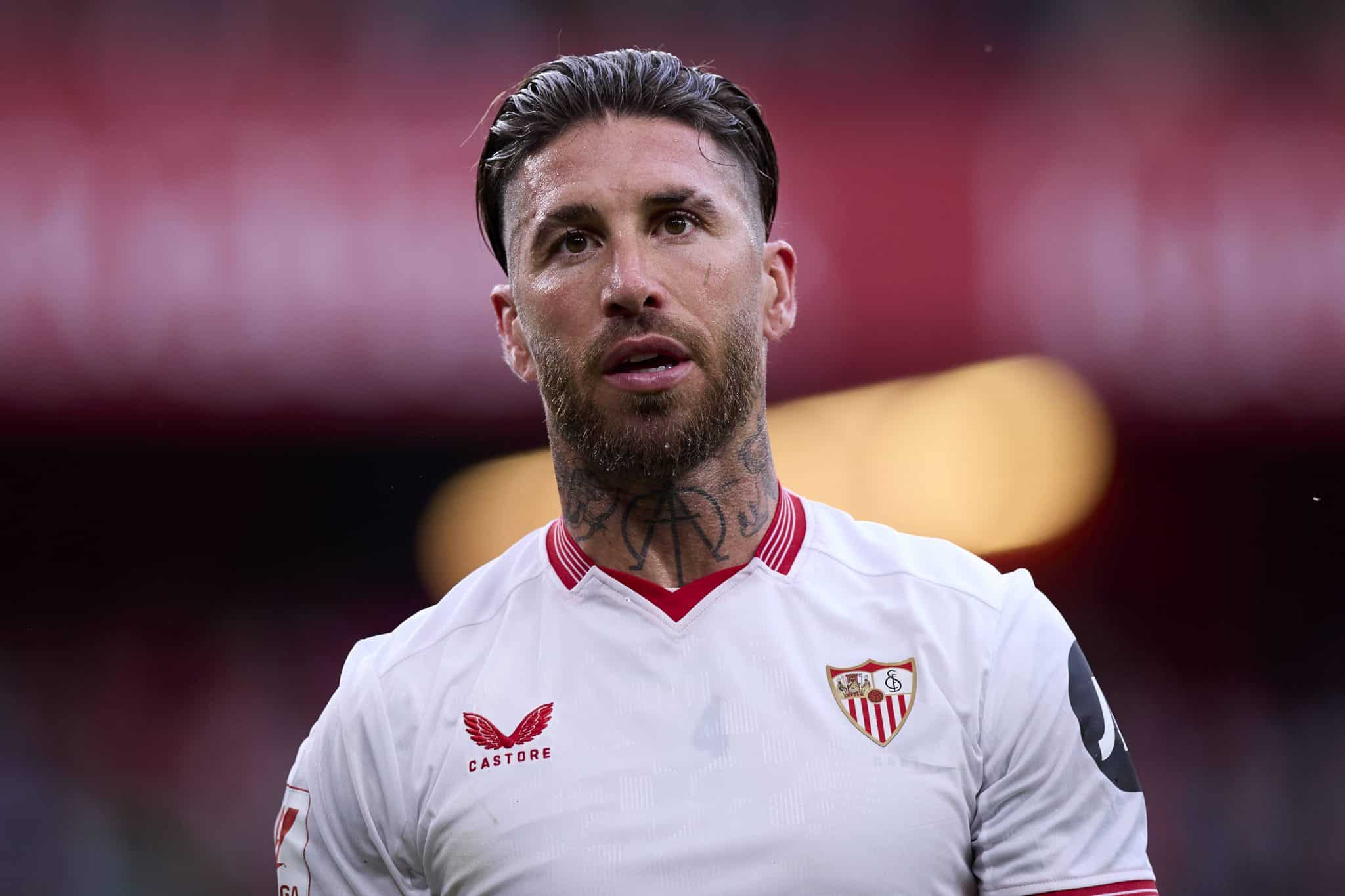 Athletic Club v Sevilla FC &ndash; LaLiga EA Sports Sergio Ramos of Sevilla FC looks on during the LaLiga EA Sports match betw