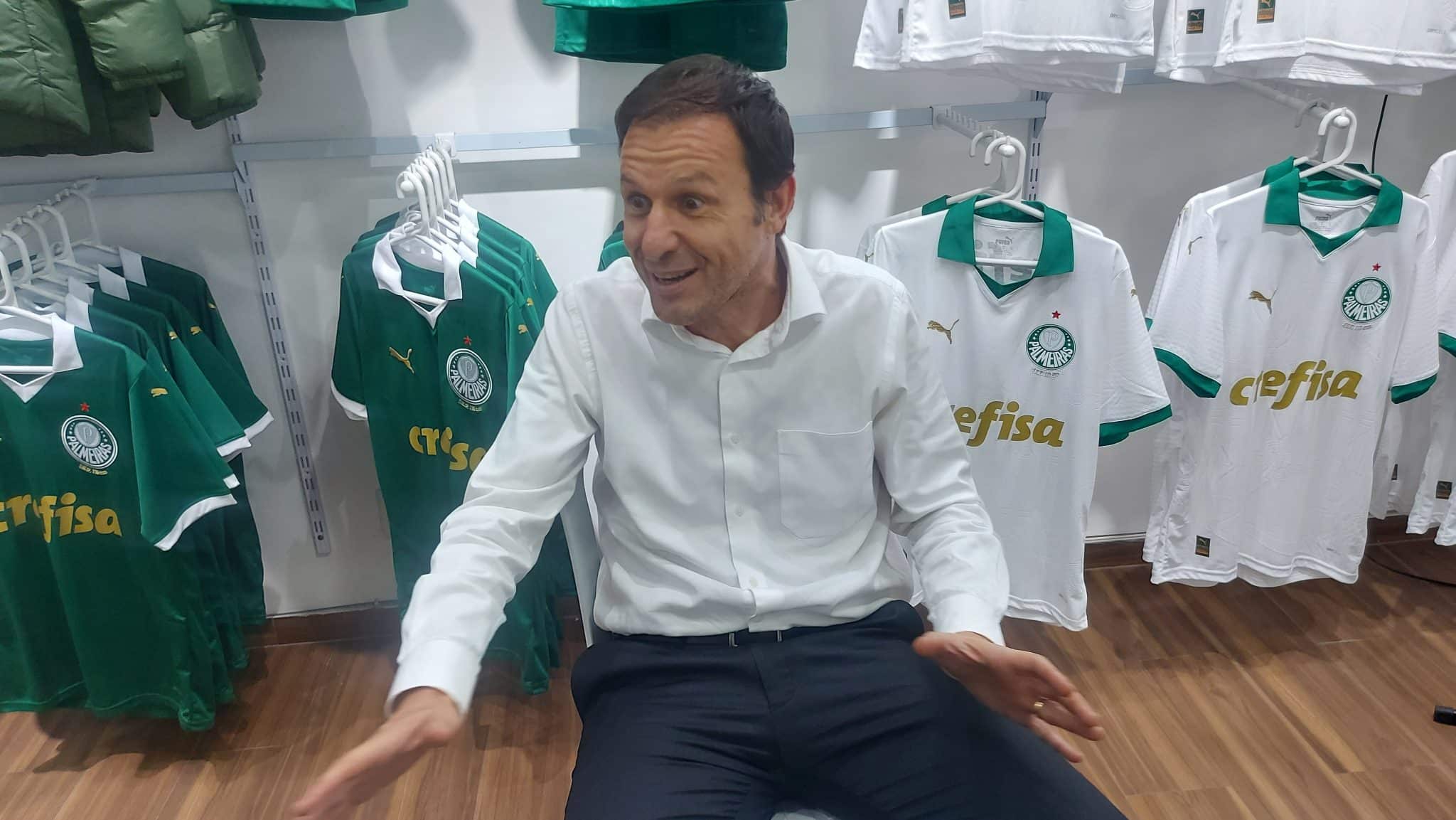 Sav&eacute;rio Orlandi, candidato de oposi&ccedil;&atilde;o a Leila no Palmeiras, em entrevista &agrave; Trivela 