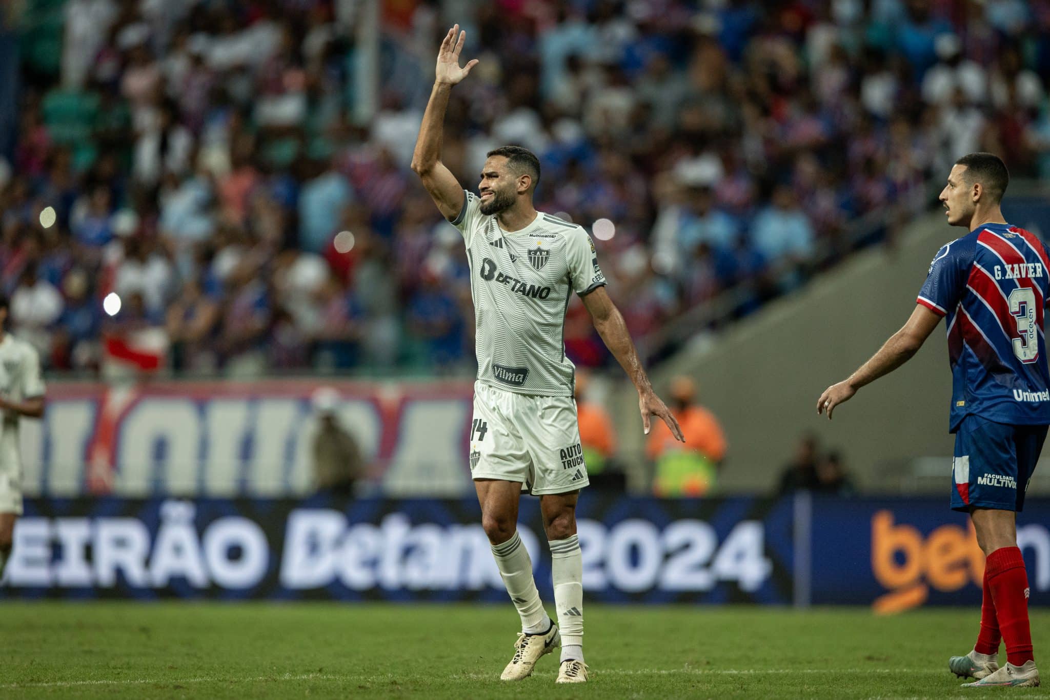 Alan Kardec reclama em Atl&eacute;tico x Bahia