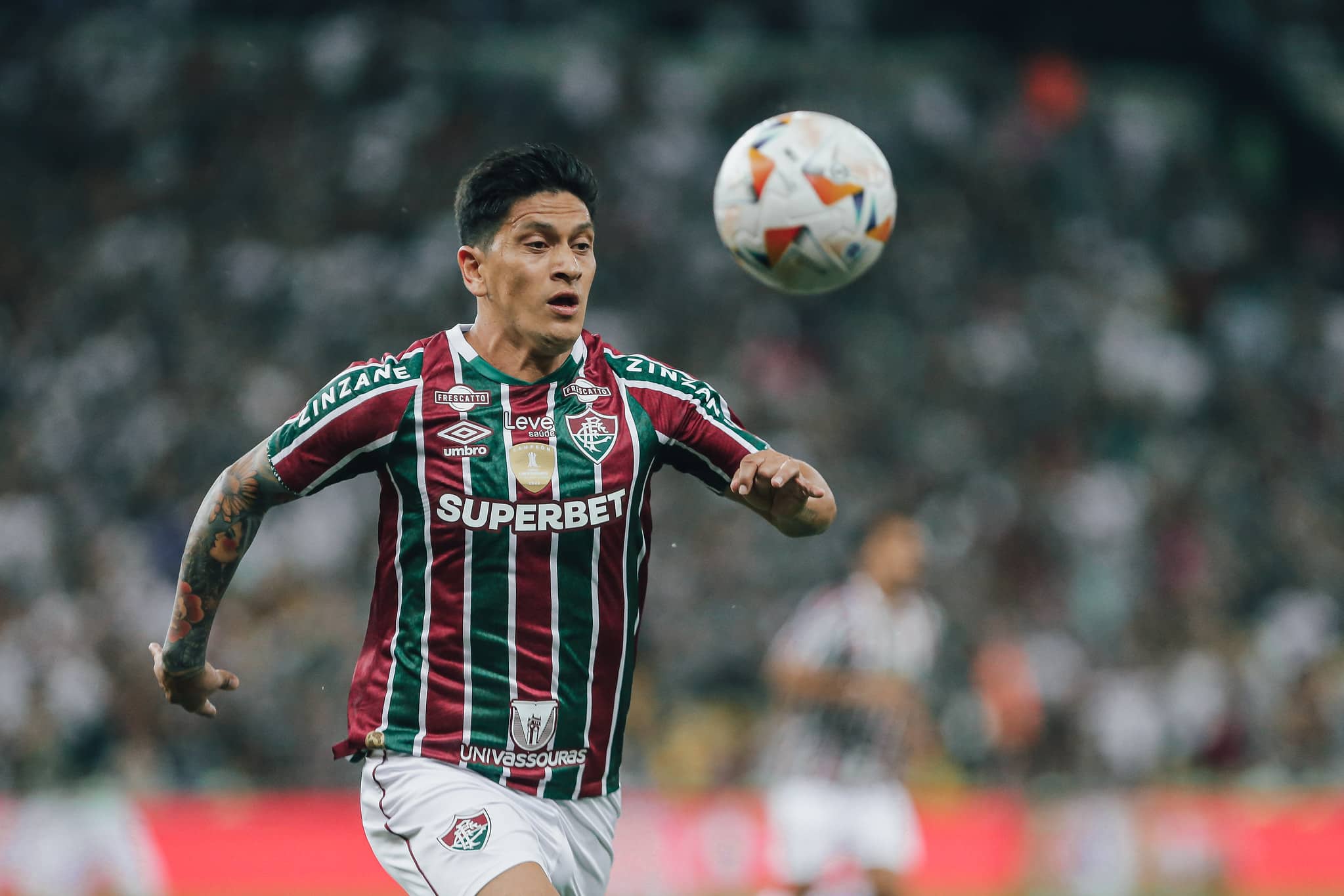 Germ&aacute;n Cano voltou ao Fluminense ap&oacute;s 56 dias sem jogar - Foto: Lucas Mer&ccedil;on/FFC