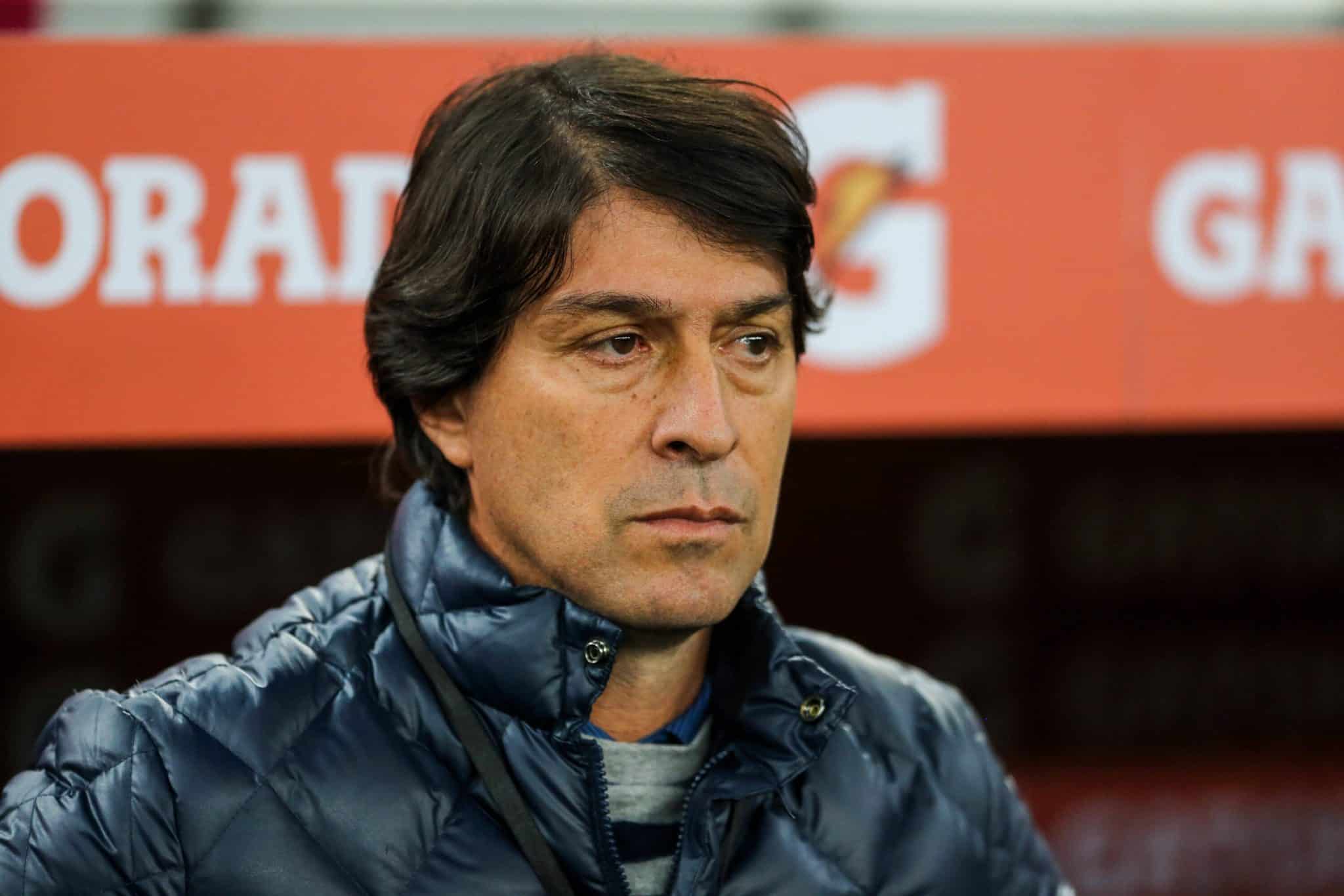 Daniel Garnero, treinador do Libertad, em seus tempos de Sele&ccedil;&atilde;o Paraguaia