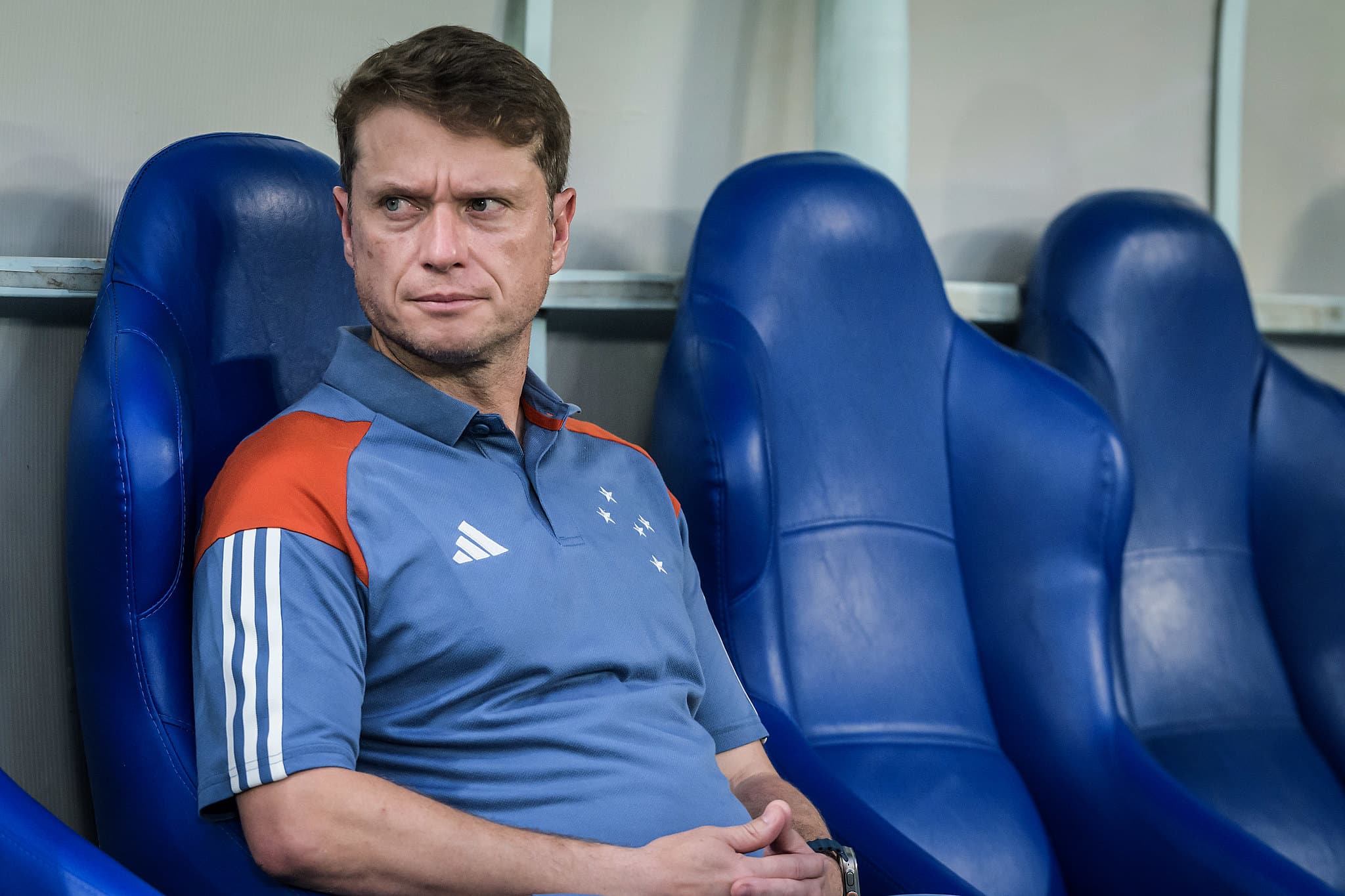 Fernando Seabra contra o Cuiab&aacute;, sua &uacute;ltima partida no comando do Cruzeiro