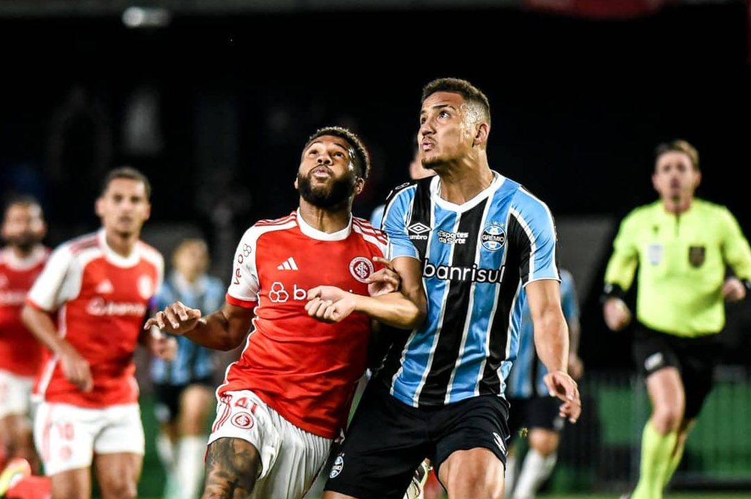 Gr&ecirc;mio e Internacional disputam por objetivos opostos neste Brasileir&atilde;o