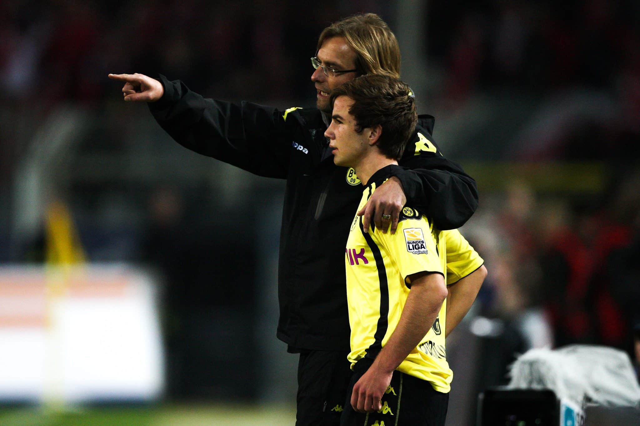 A estreia de Mario G&ouml;tze na Bundesliga pelo Borussia Dortmund, em 2009. Foto: Icon Sporta