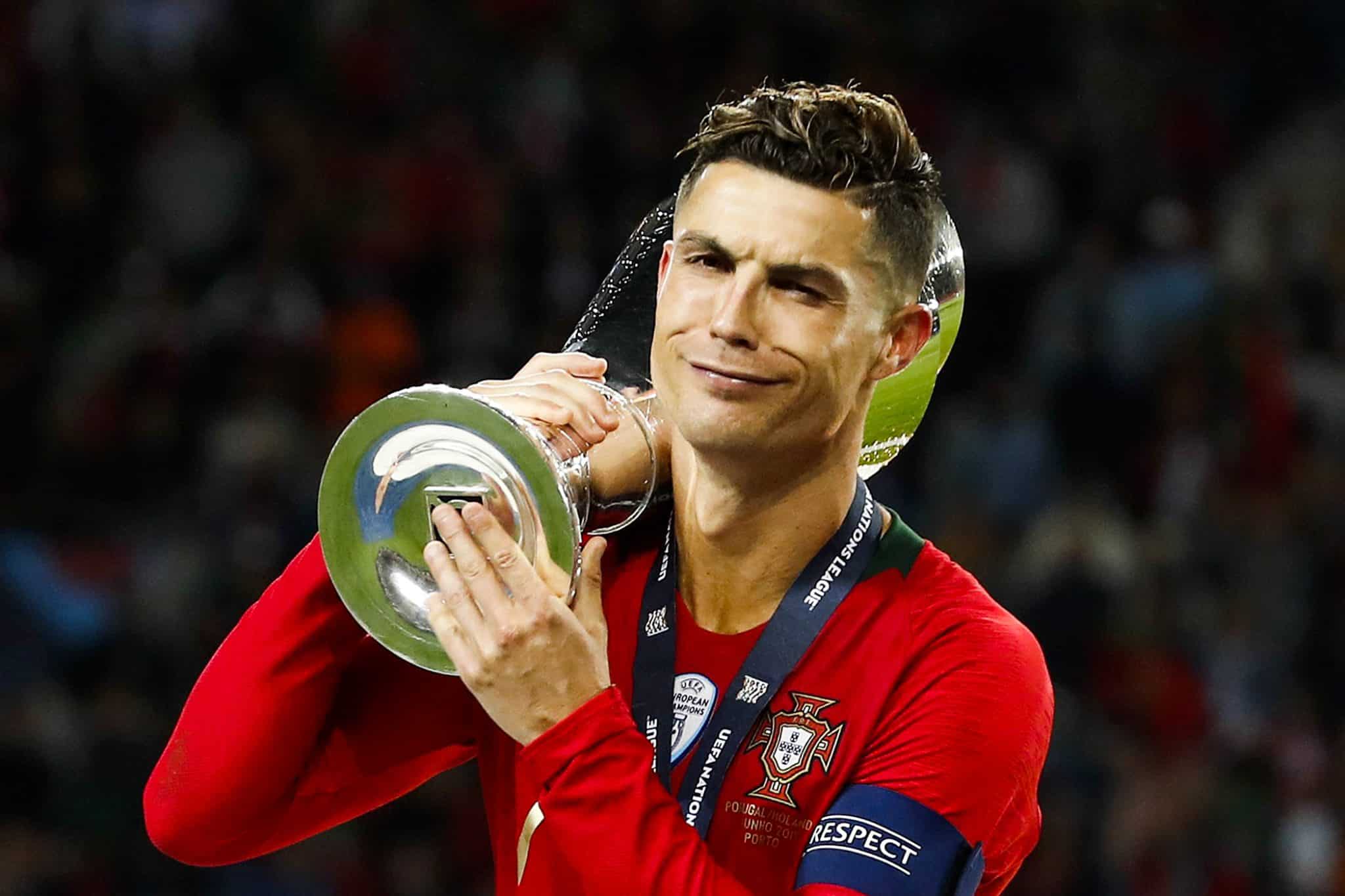 Em 2018/2019, Portugal de Cristiano Ronaldo venceu a 1&ordf; edi&ccedil;&atilde;o da Uefa Nations League. Foto: Icon Sport