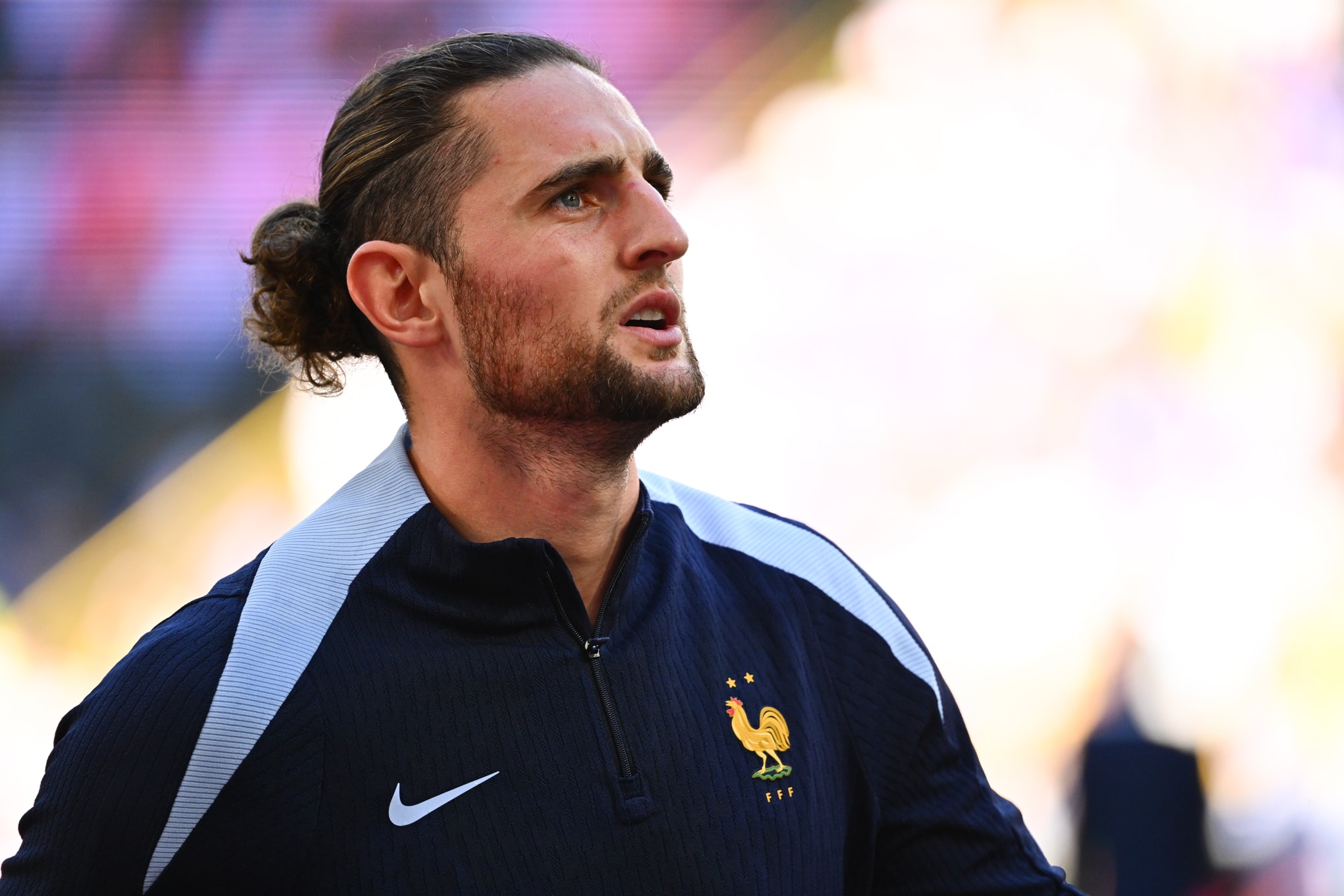 Rabiot pela Sele&ccedil;&atilde;o Francesa na Euro 2024. Foto: Icon Sport