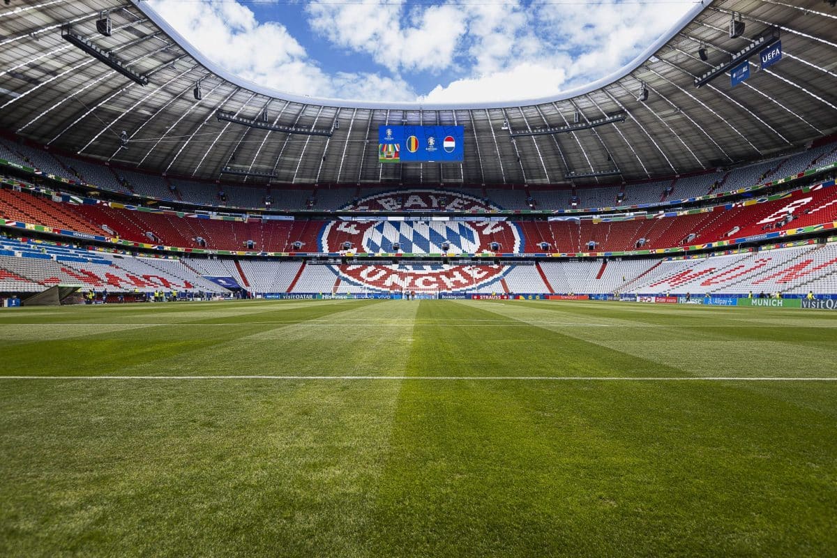 Vista panor&acirc;mica do Est&aacute;dio do Bayern de Munique 