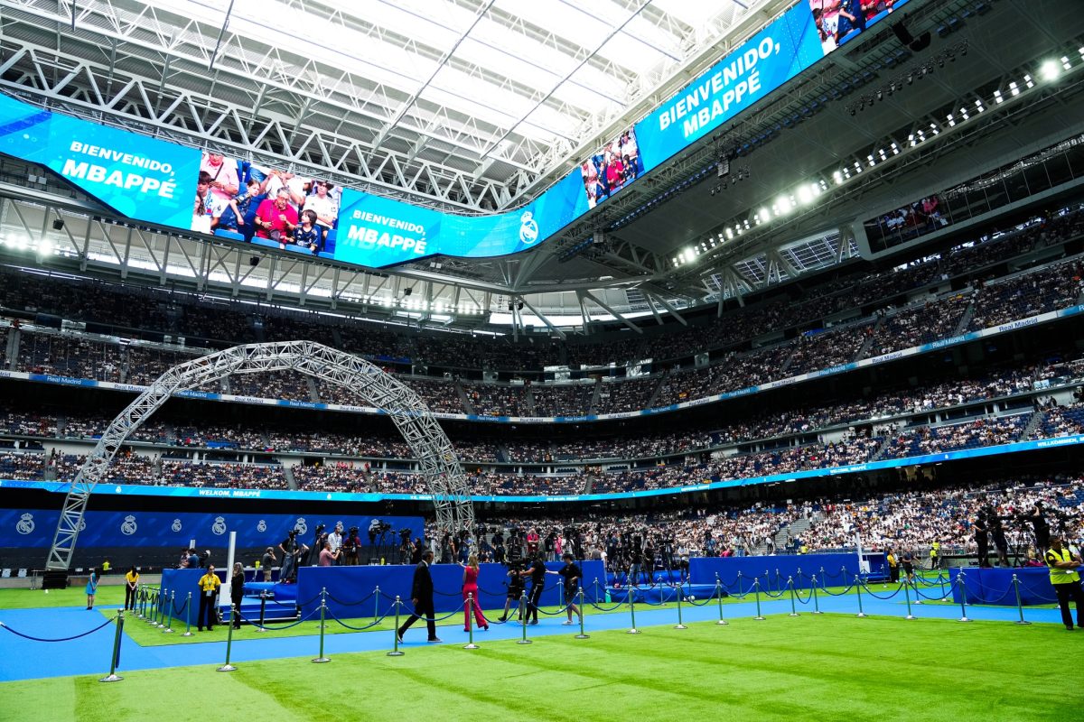 Vista panor&acirc;mica do est&aacute;dio Santiago Bernab&eacute;u