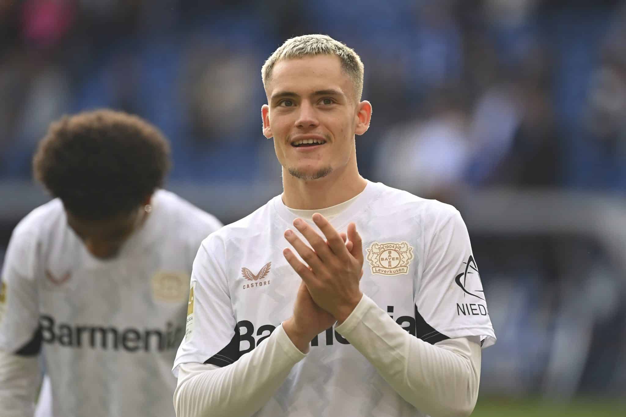 Florian Wirtz faz sua estreia pela Champions League na temporada 24/25. Foto: Icon Sport