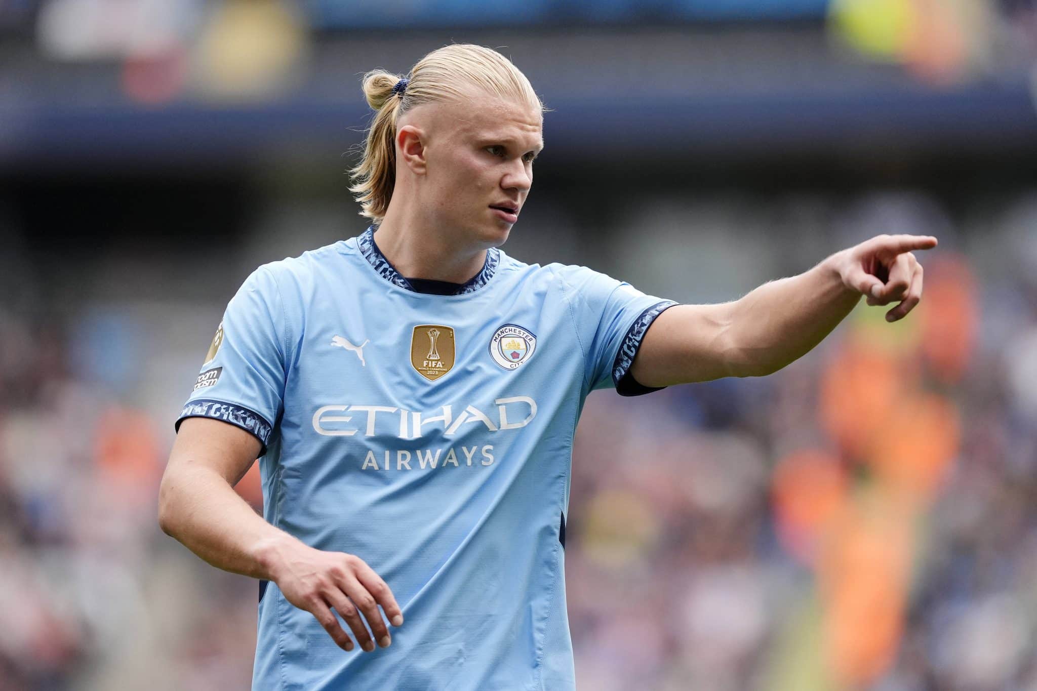 O City de Haaland, que come&ccedil;ou a temporada em alta, tamb&eacute;m estreia na Champions League em casa. Foto: Icon Sport