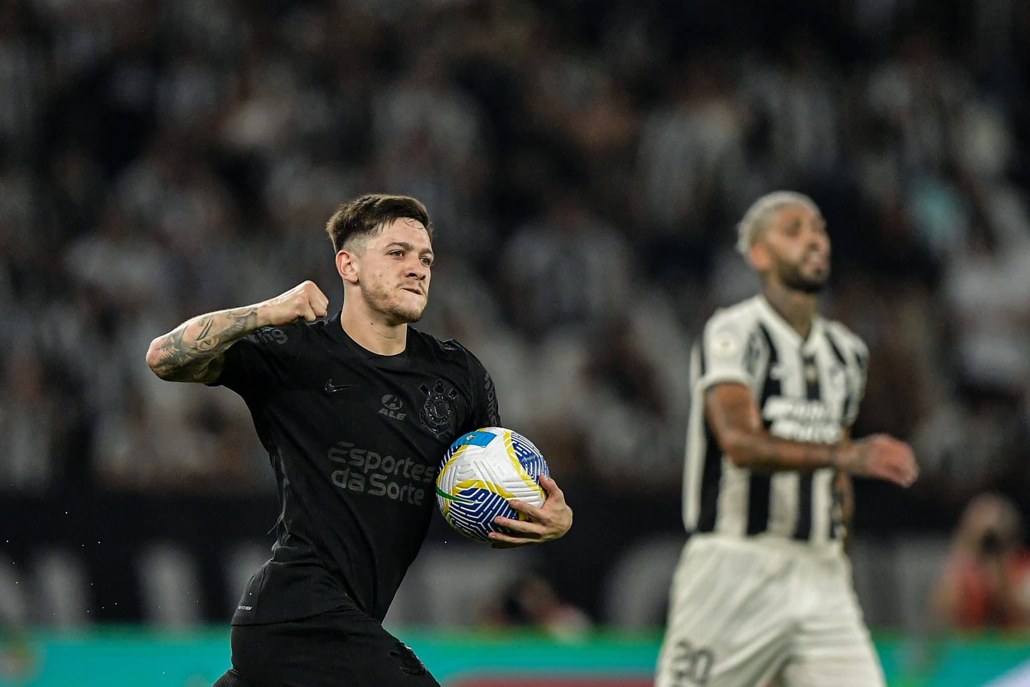 Botafogo 2 x 1 Corinthians - Brasileir&atilde;o 2024 - Rodrigo Garro