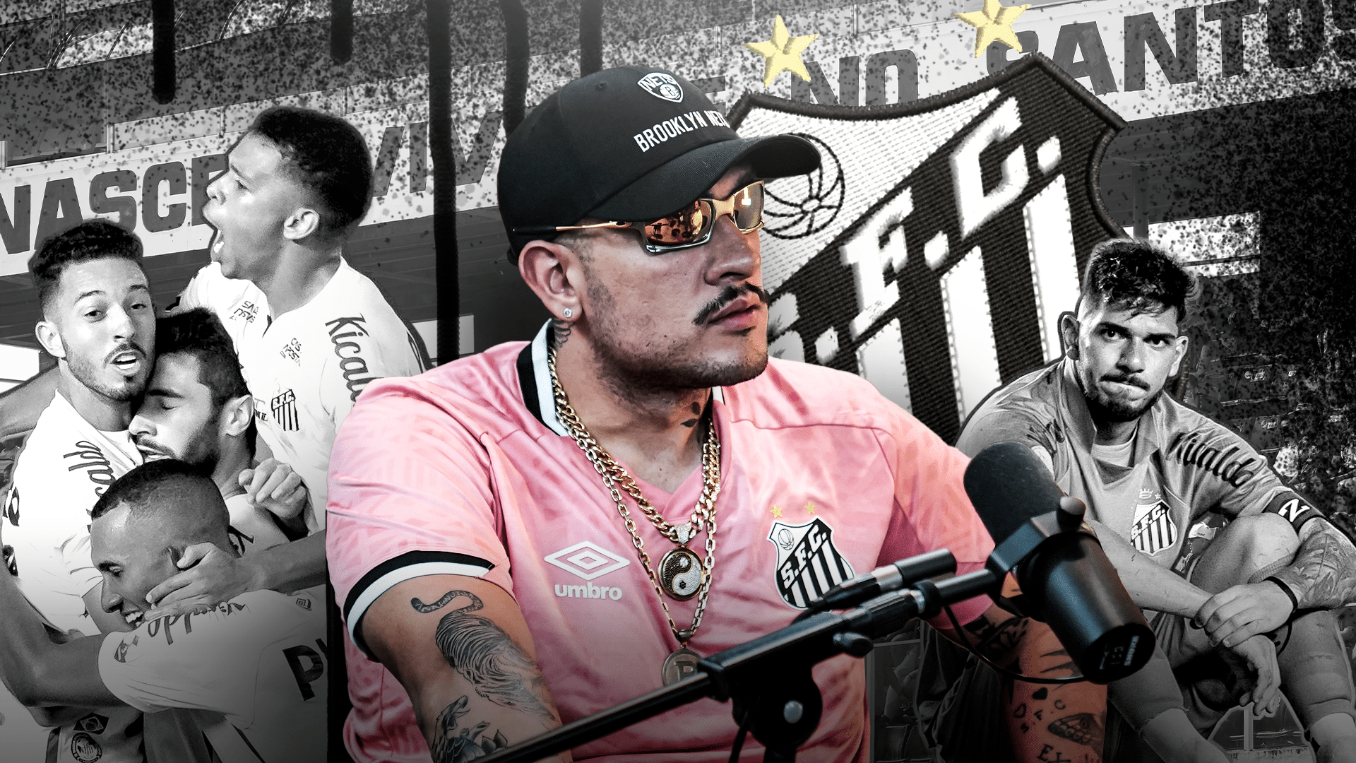 MC Binn: &lsquo;O Santos me ajudou a vencer a depress&atilde;o&rsquo;