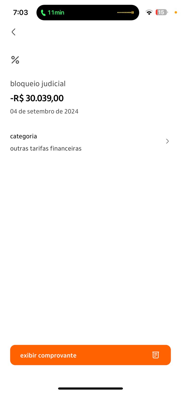 Comprovante de dep&oacute;sito de Caio Paulista para Clara Monteiro