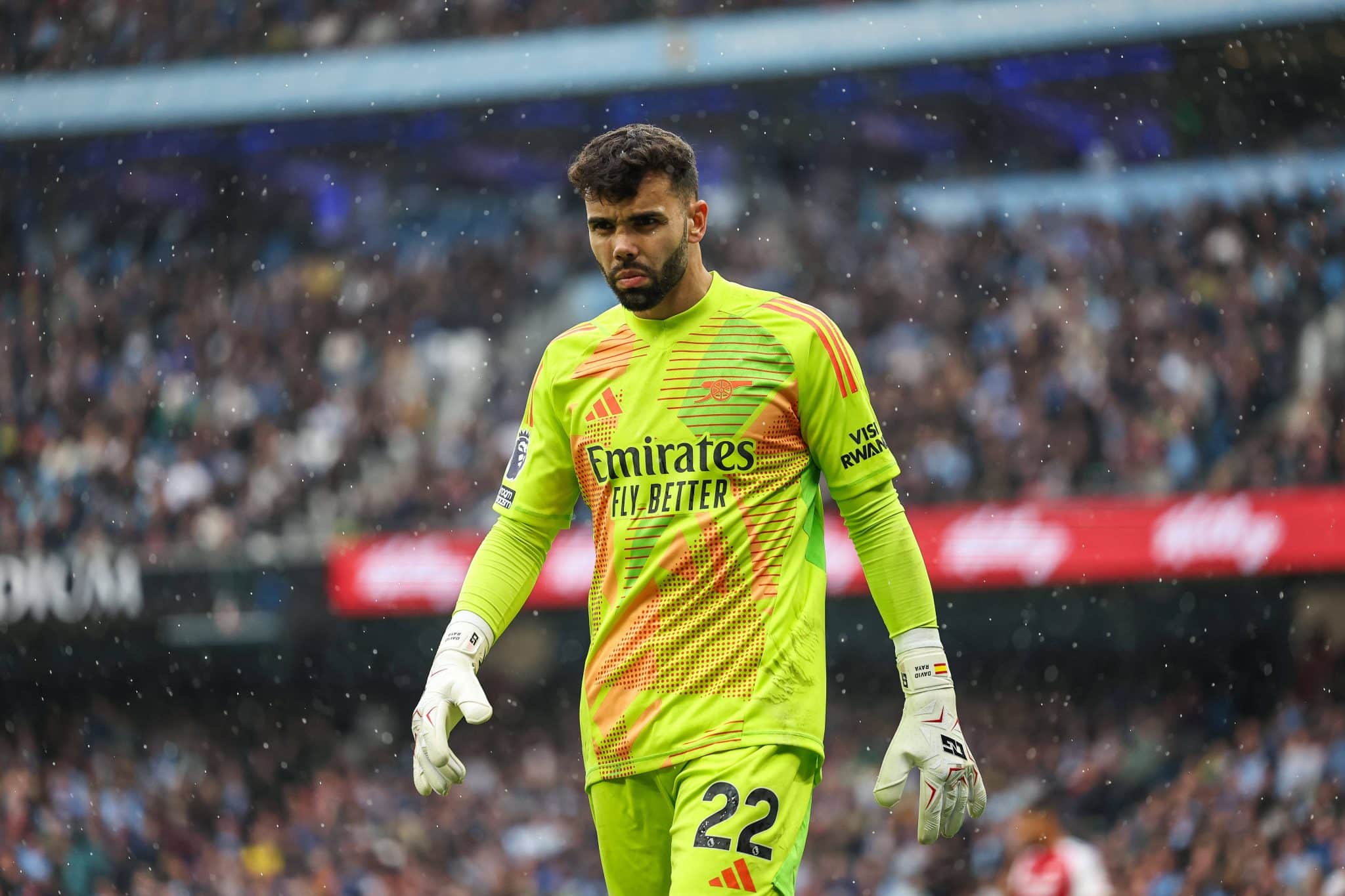 Raya fez de tudo, mas n&atilde;o conseguiu evitar empate do City diante do Arsenal