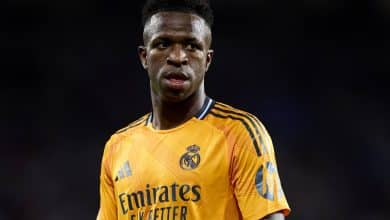Ancelotti apoia Vinicius Junior e relativiza gesto do brasileiro em LaLiga