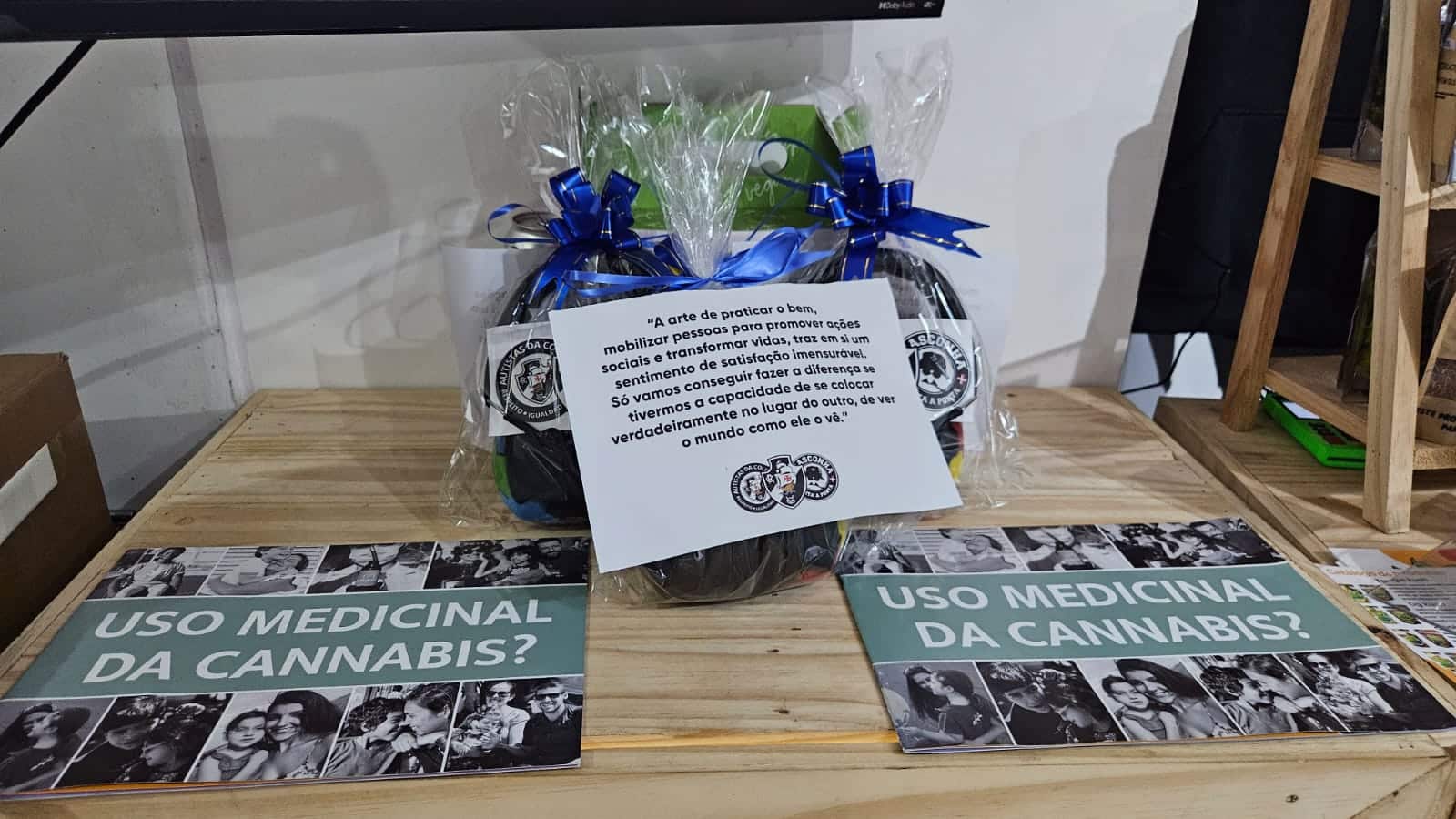 Vasconha tamb&eacute;m luta pelo uso da maconha medicinal (Foto: Gabriel Rodrigues/Trivela)