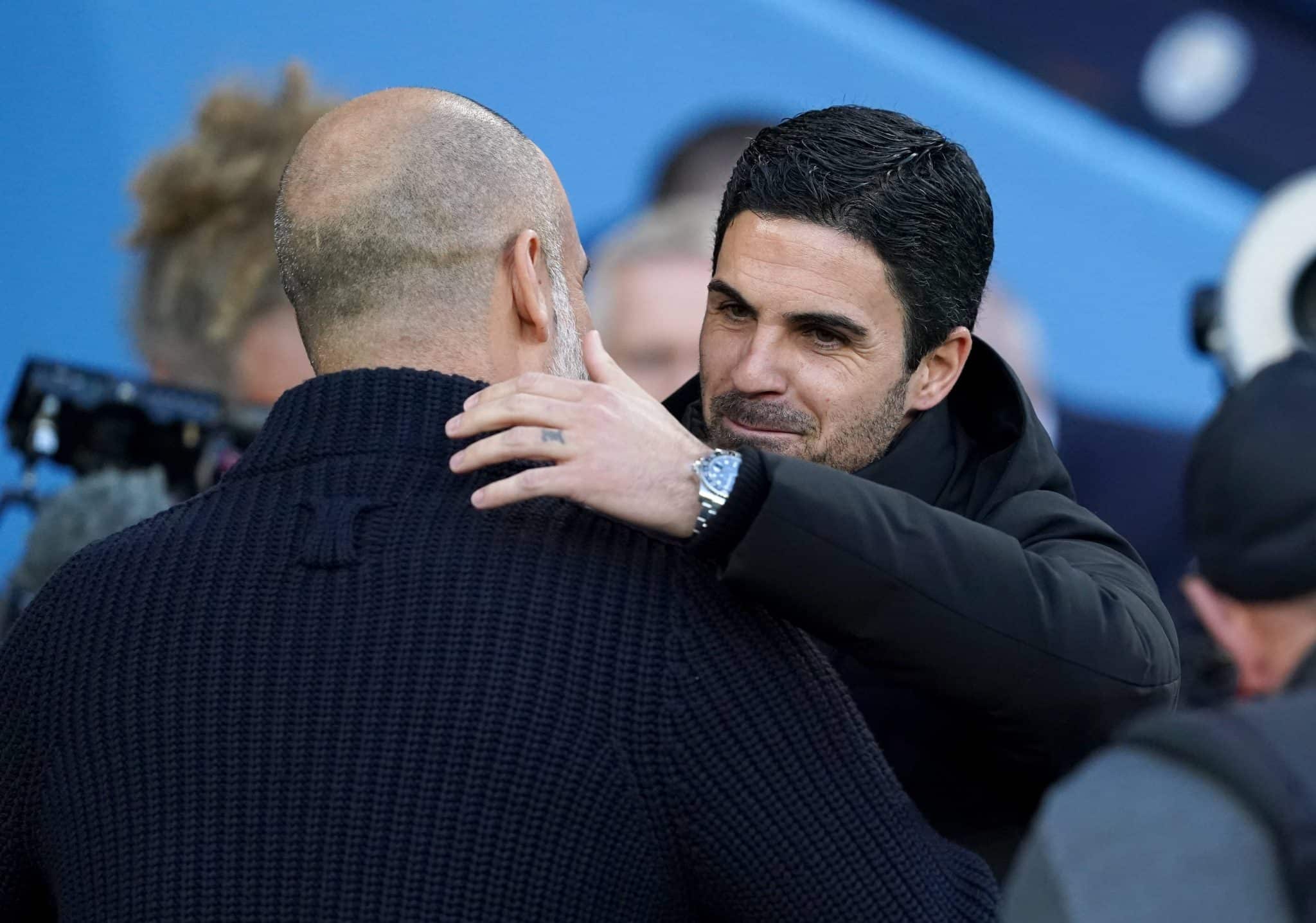 Ap&oacute;s exig&ecirc;ncia de Guardiola, Arteta contorna mal-entendido com &lsquo;amor e respeito&rsquo;