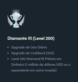 Captura de tela com a principal categoria do Clube VIP da Jonbet e todos os seus benef&iacute;cios