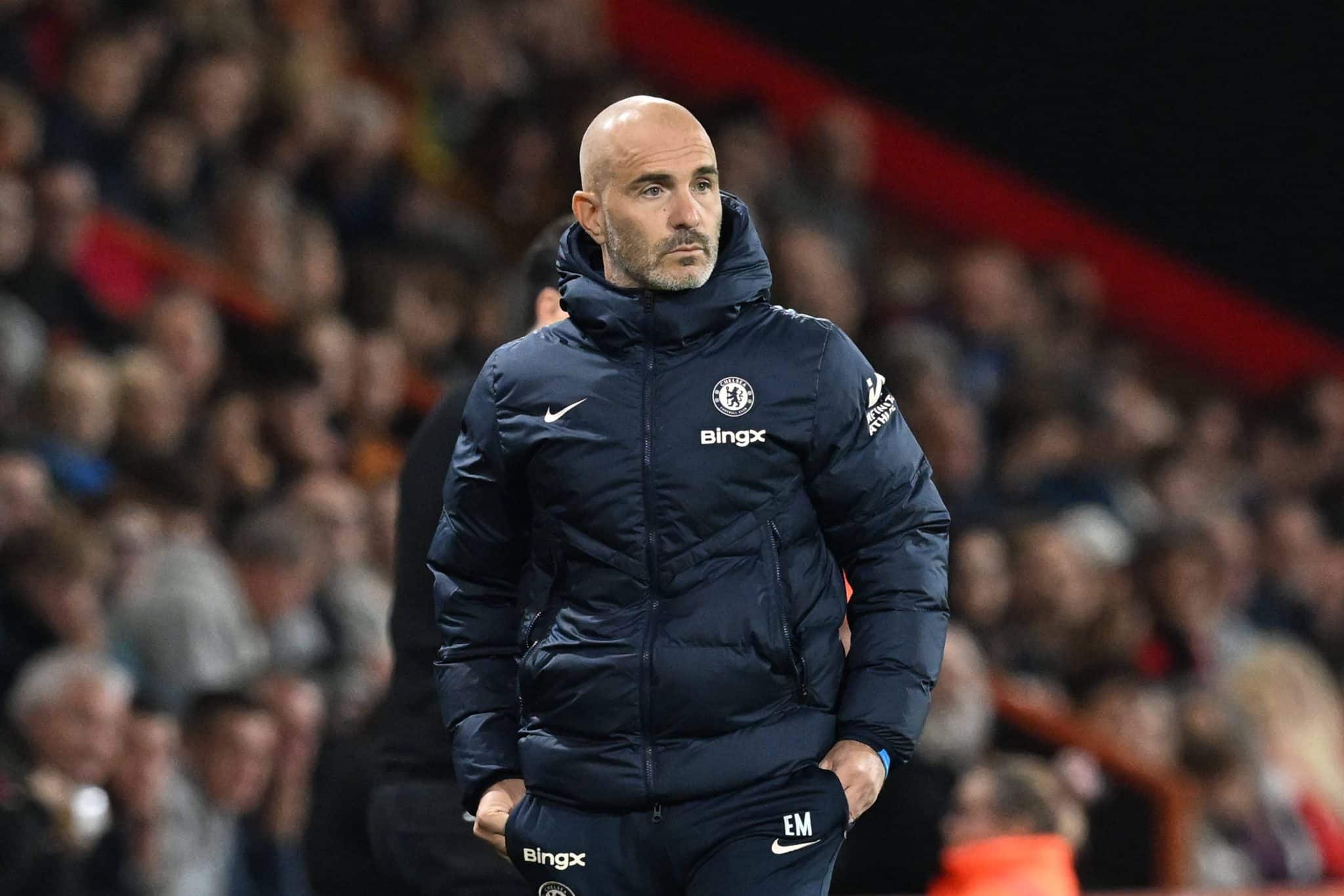 Enzo Maresca durante Bournemouth 0 x 1 Chelsea, pela Premier League