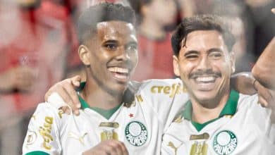 Est&ecirc;v&atilde;o fica perto de marca hist&oacute;rica de Neymar e volta a brilhar em nova vit&oacute;ria do Palmeiras