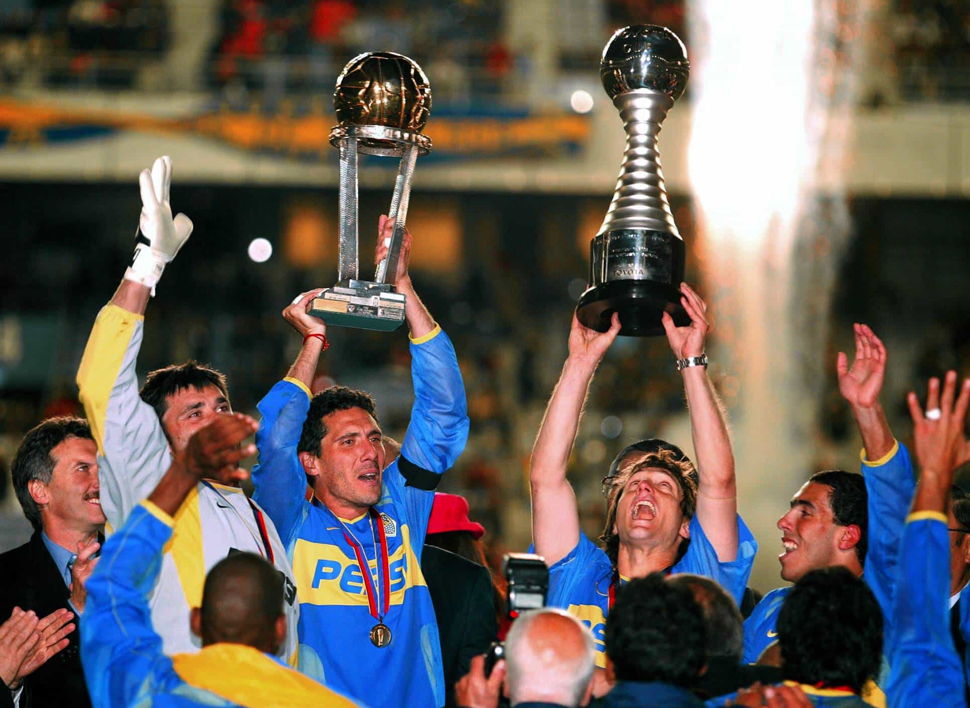 Foto: (Imago) - Boca Juniors foi campe&atilde;o da Libertadores e do Mundial em 2003